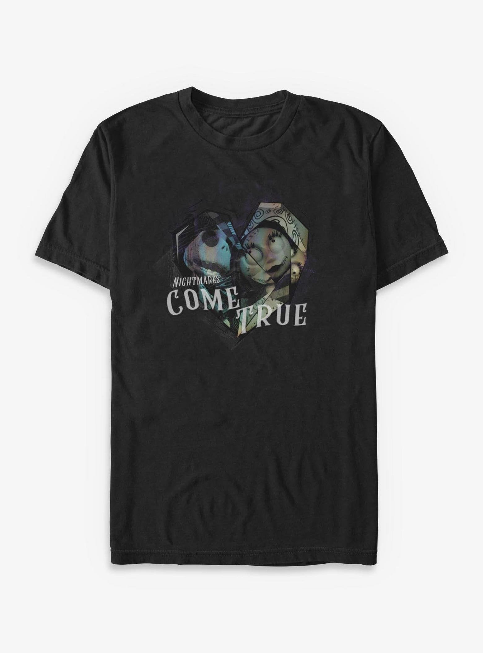 Disney The Nightmare Before Christmas Nightmares Come True Heart - Black image 0
