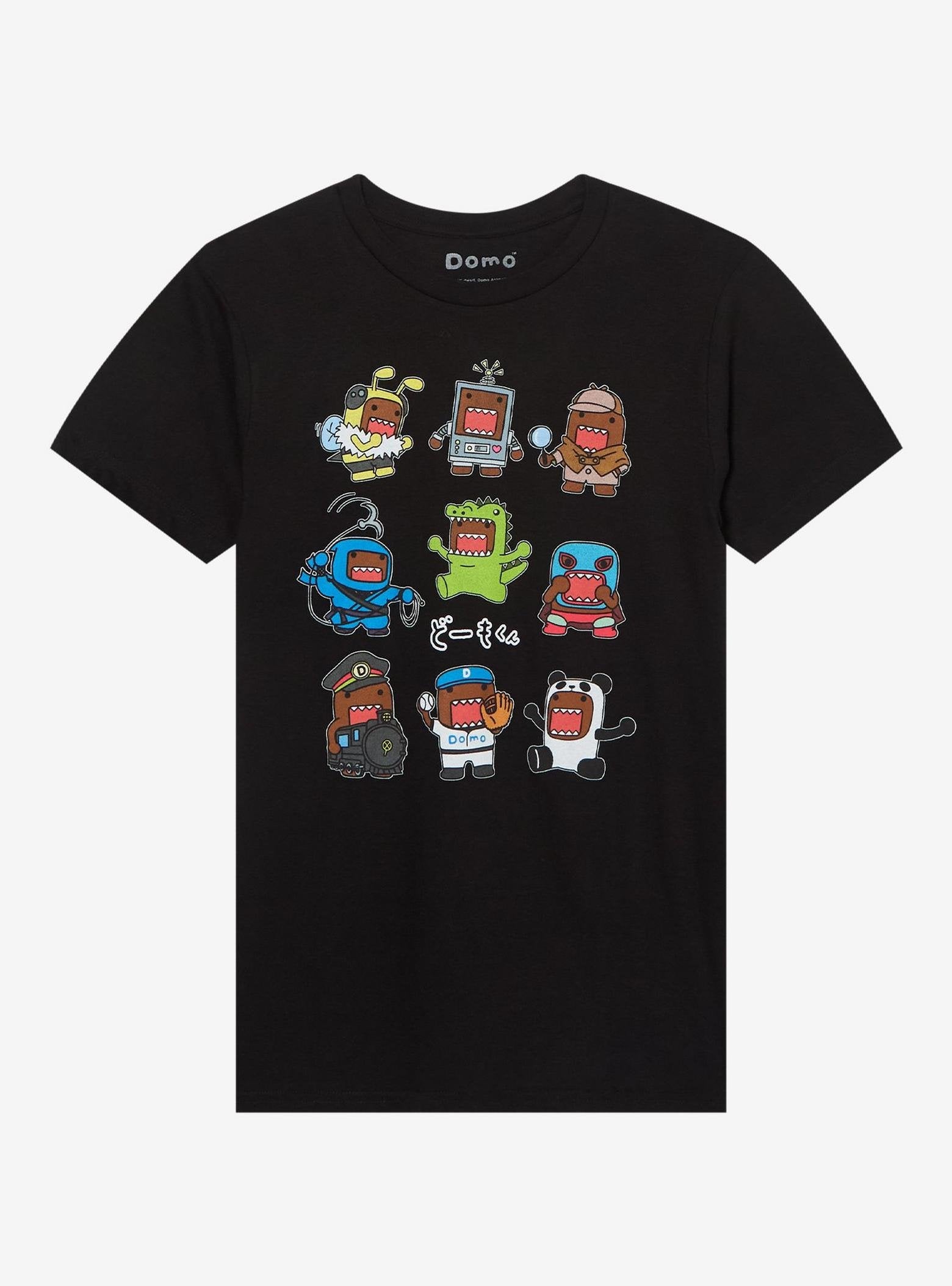 Domo Halloween Costume Grid T-Shirt image 0