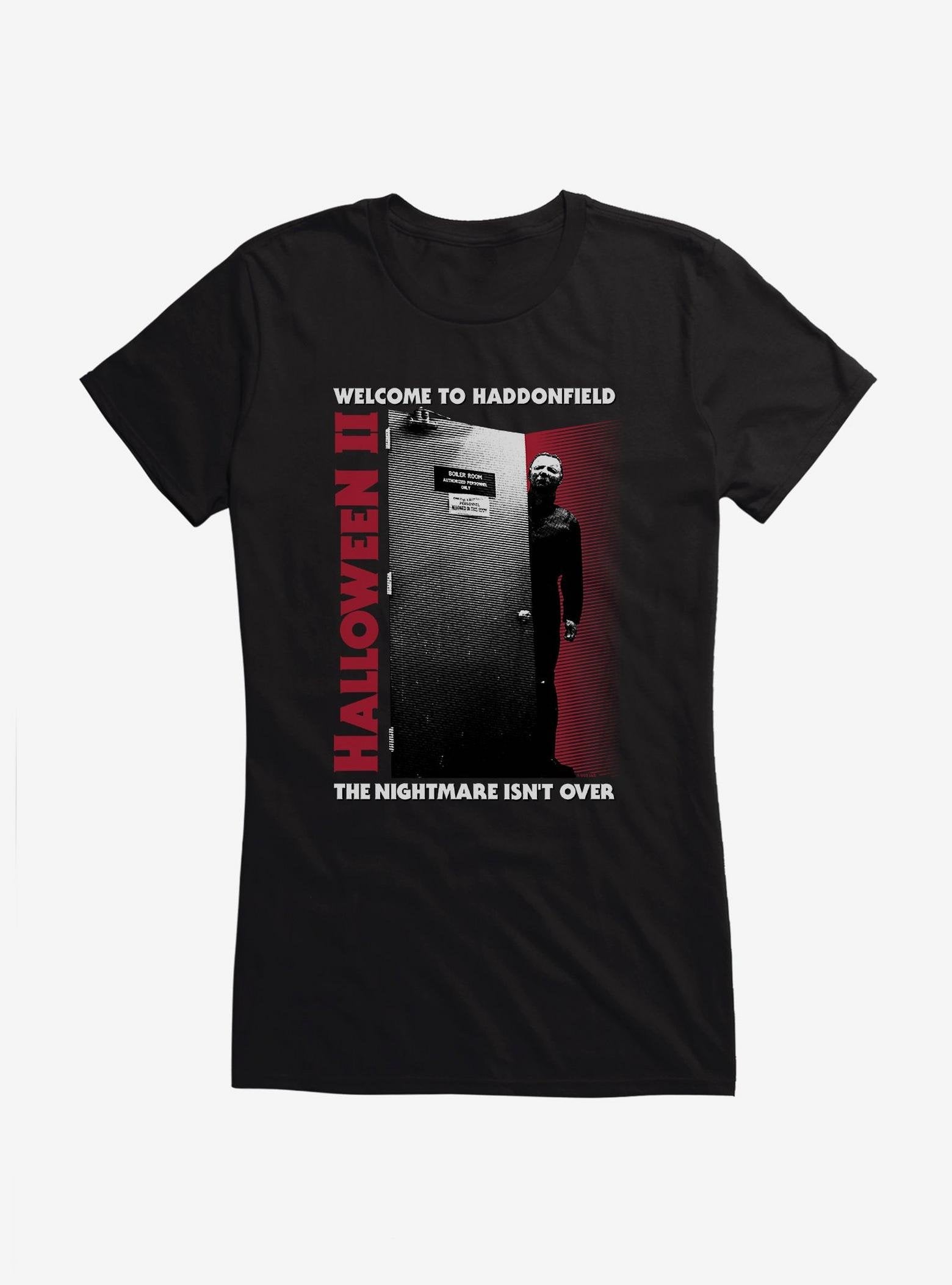 Halloween II Welcome To Haddonfield Girls T-Shirt image 0