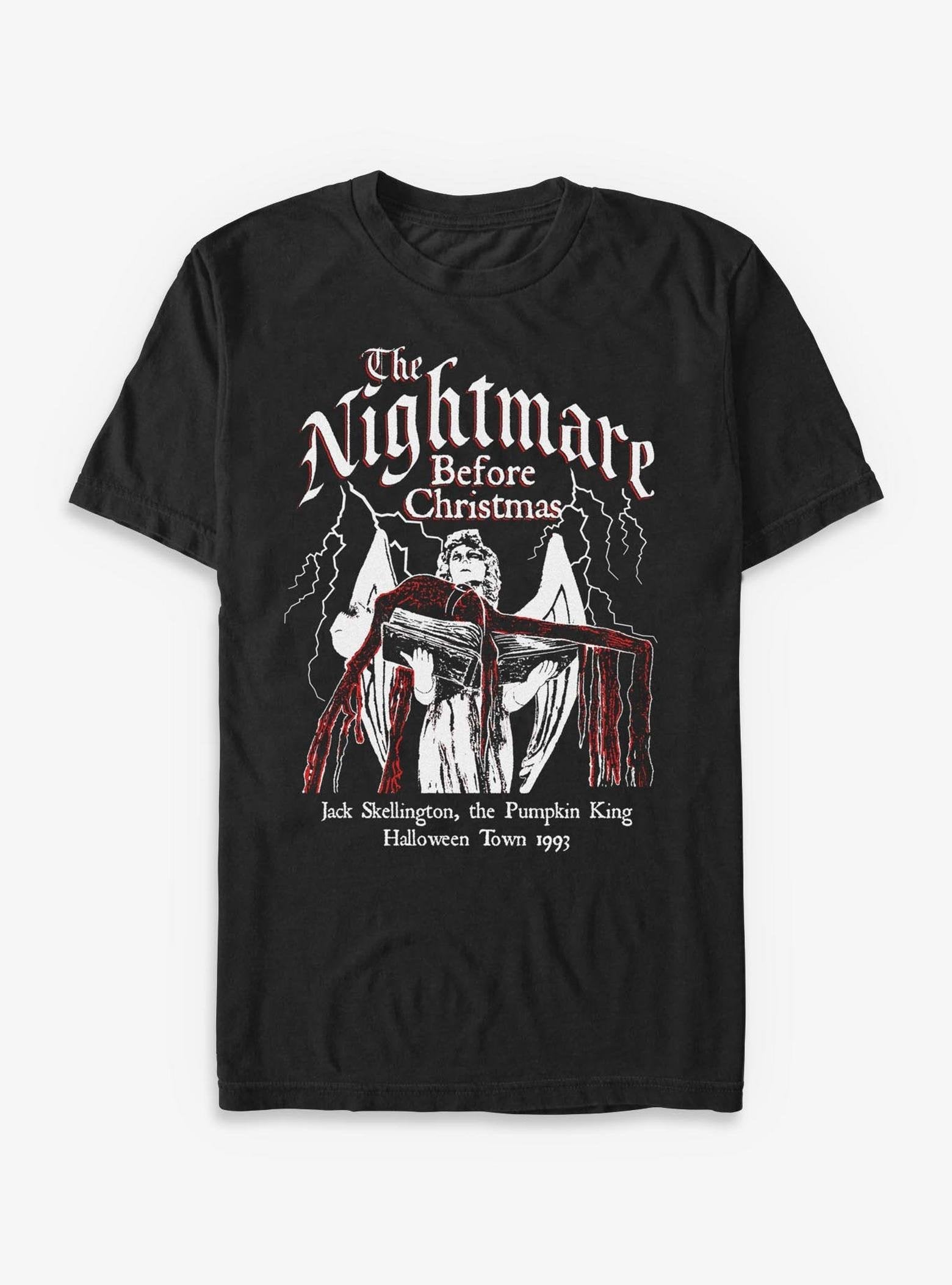 Disney The Nightmare Before Christmas Jack On Angel Statue - Black image 0