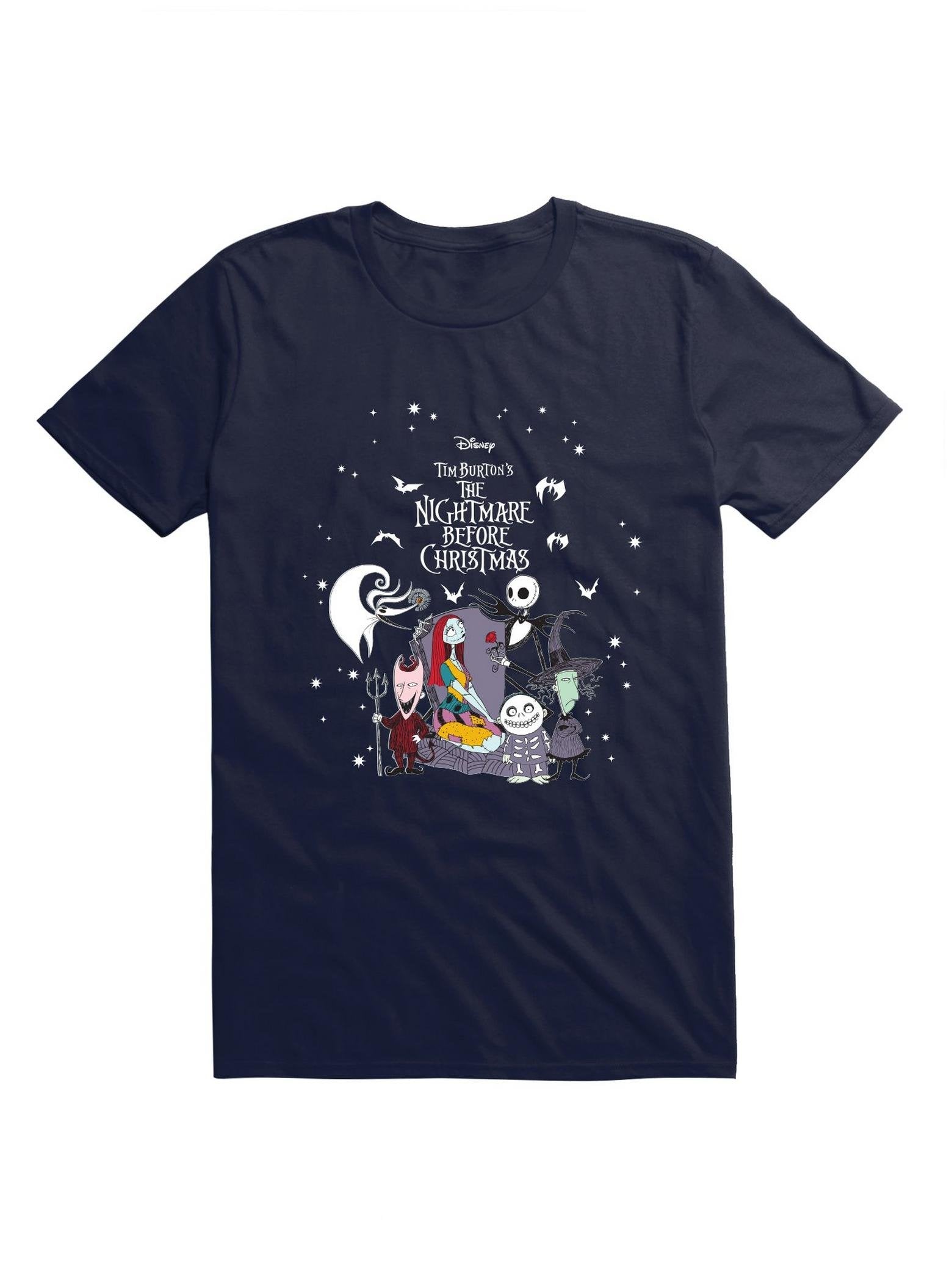 Disney The Nightmare Before Christmas Characters T-Shirt Hot Topic Exclusive image 0