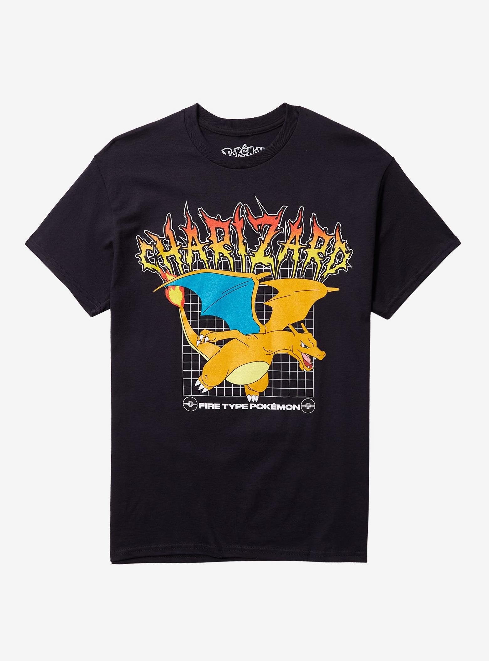 Pokemon Charizard Metal Two-Sided T-Shirt image 0