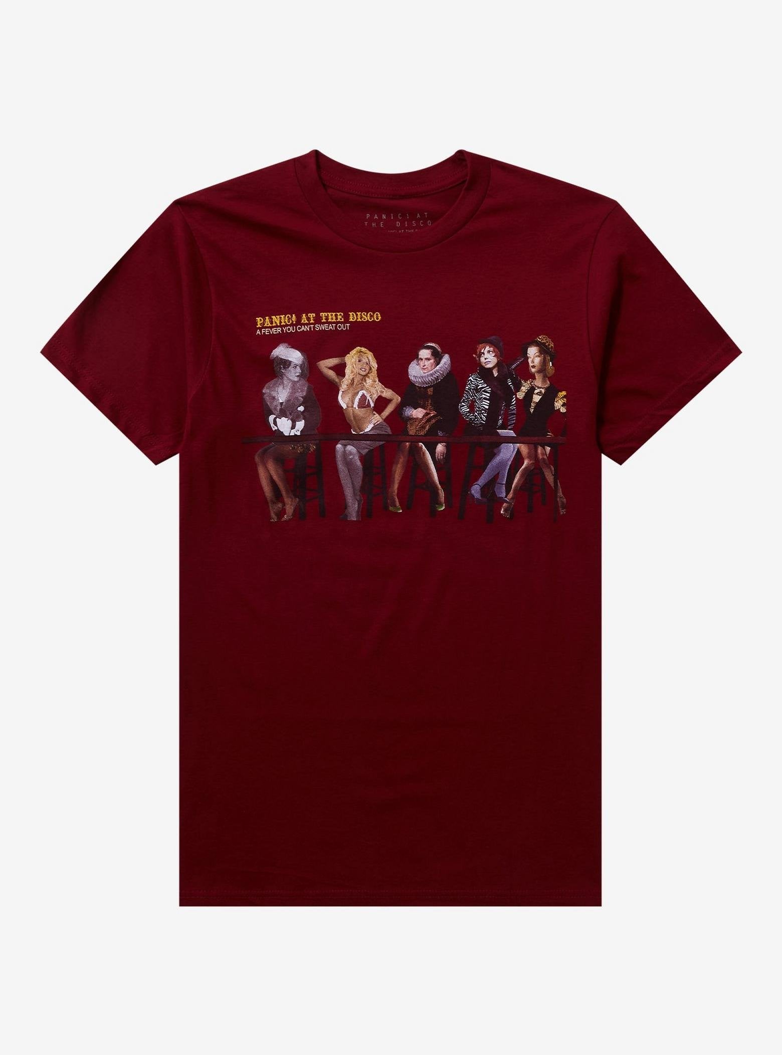 Panic! At The Disco Fever Can't Sweat Out Boyfriend Fit Girls T-Shirt image 0