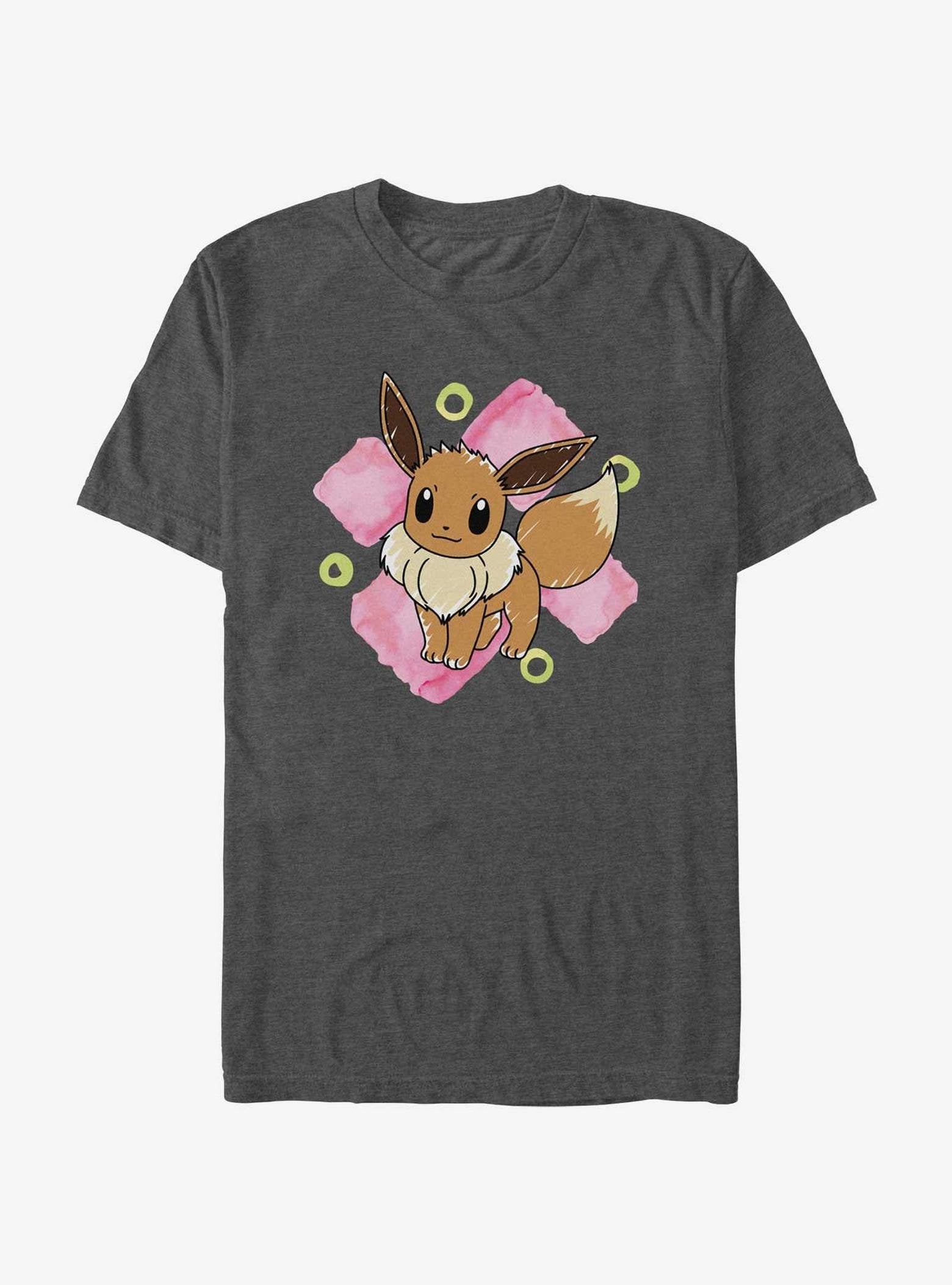 Pokemon Eevee Brush Strokes T-Shirt image 0
