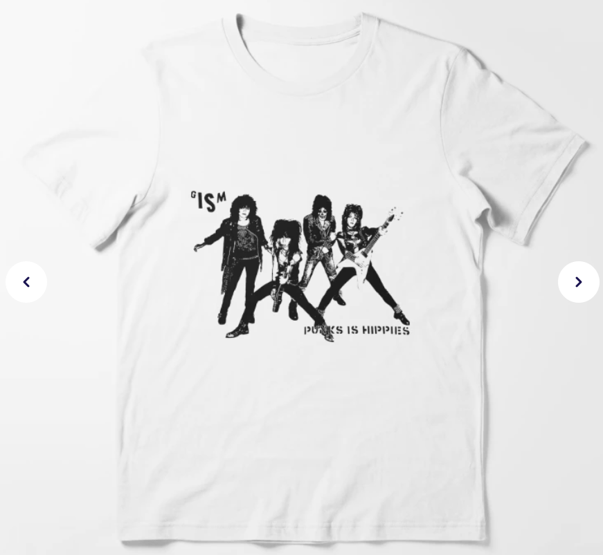 GISM - Punks is Hippies Essential T-Shirt for Men image 0