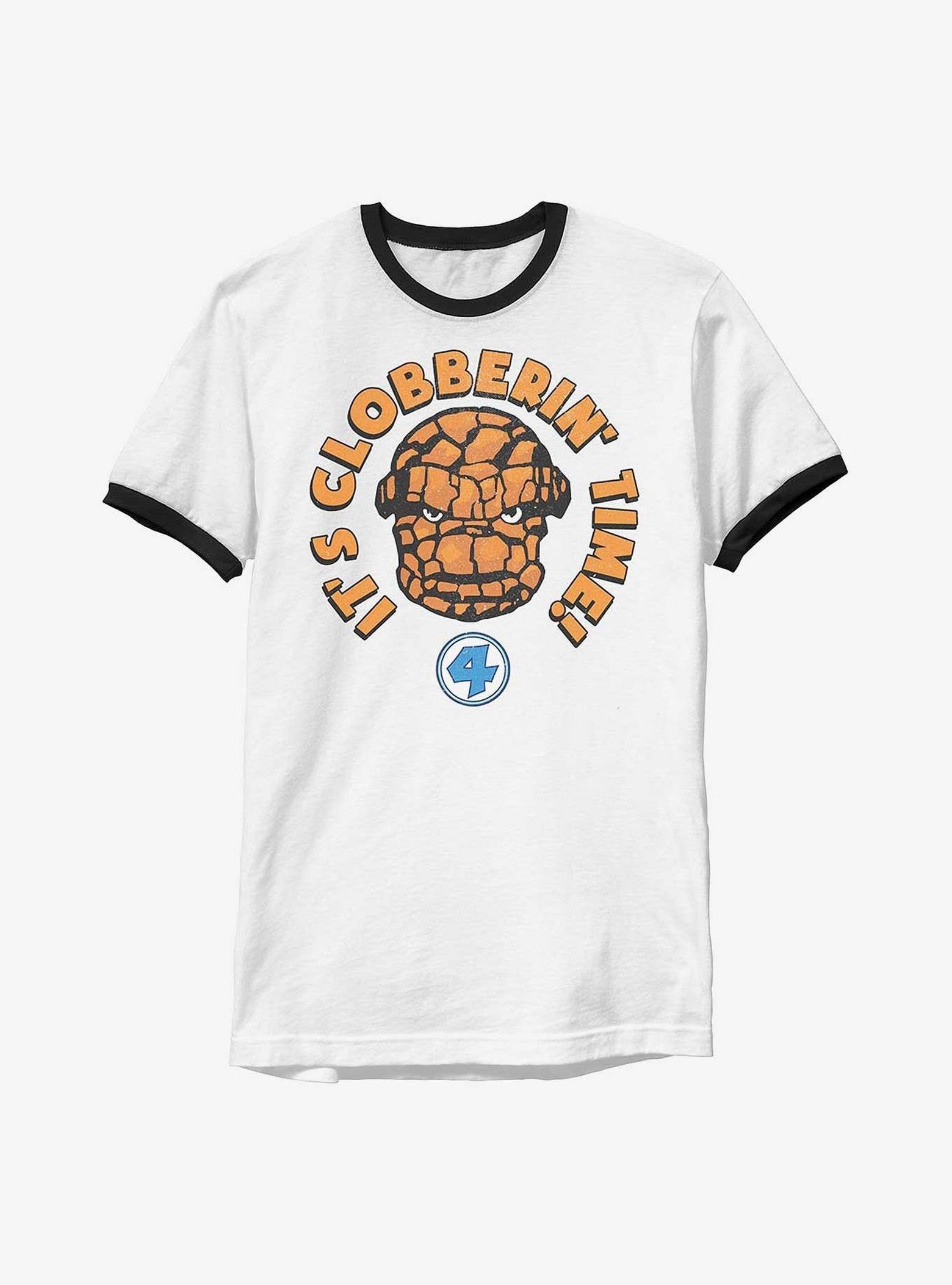 Marvel Fantastic Four Thing Smash Ringer T-Shirt image 0