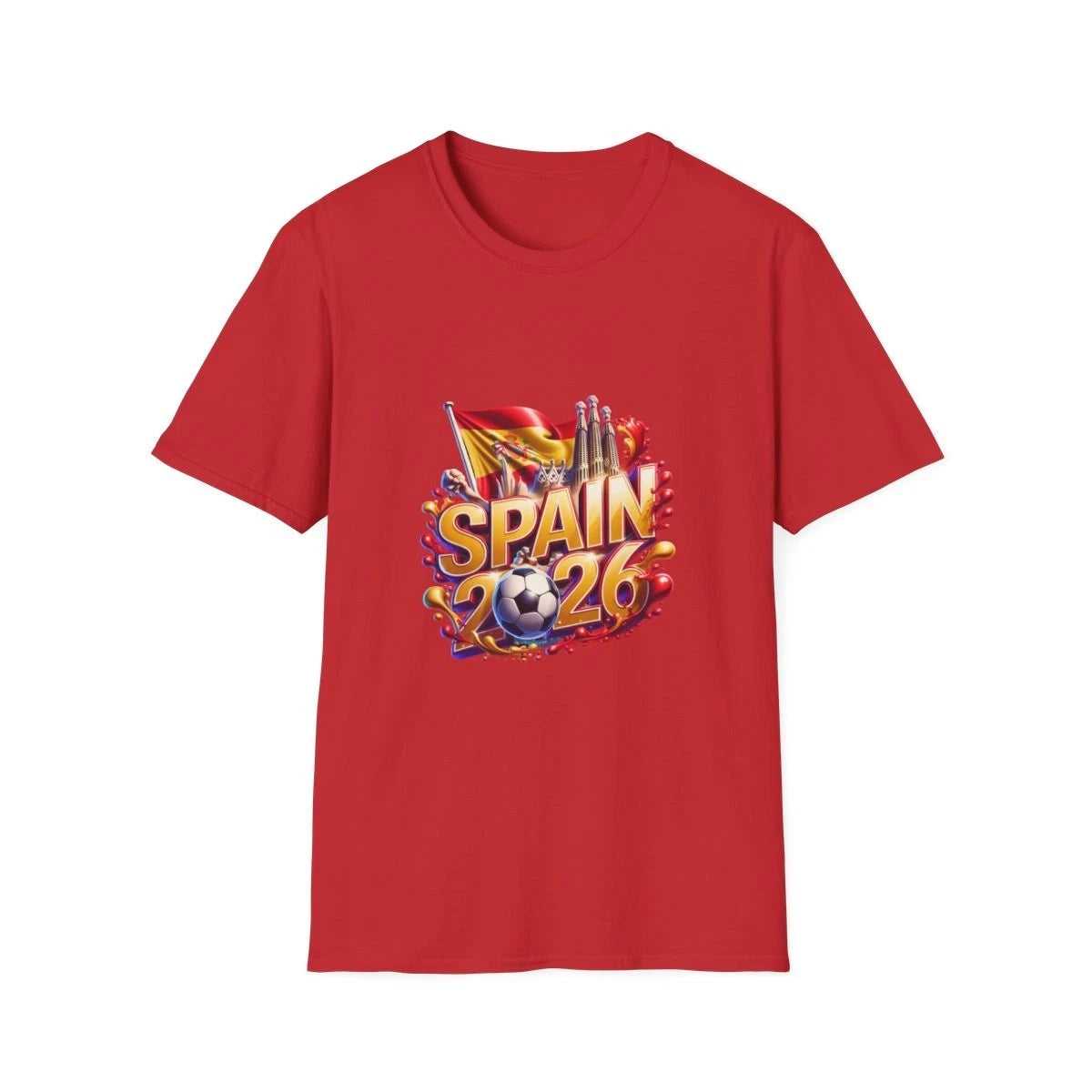 2026 World Cup Soccer T-Shirt - Spain Style 2 image 0