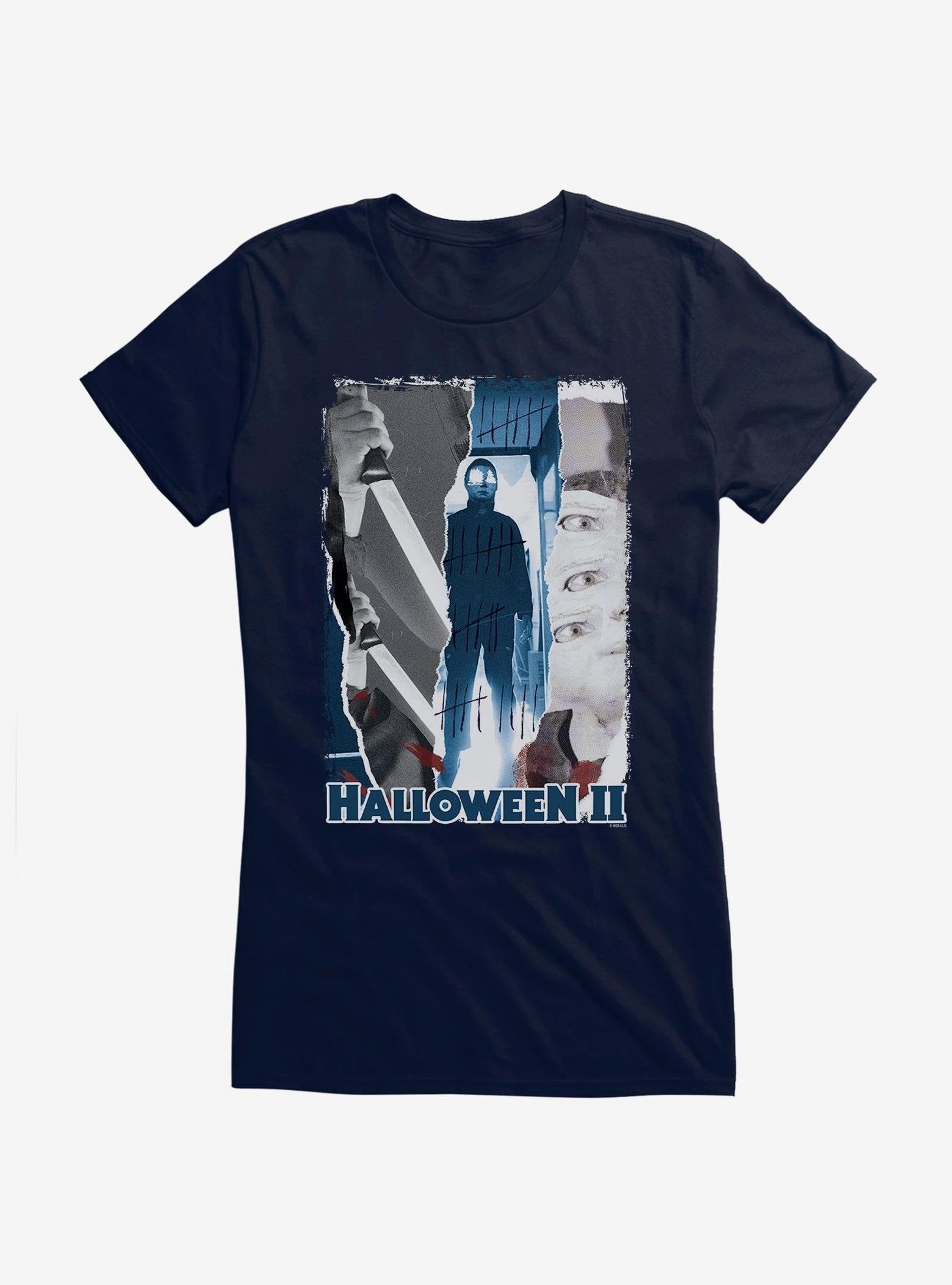 Halloween II Michael Myers Slasher Panels Girls T-Shirt image 0