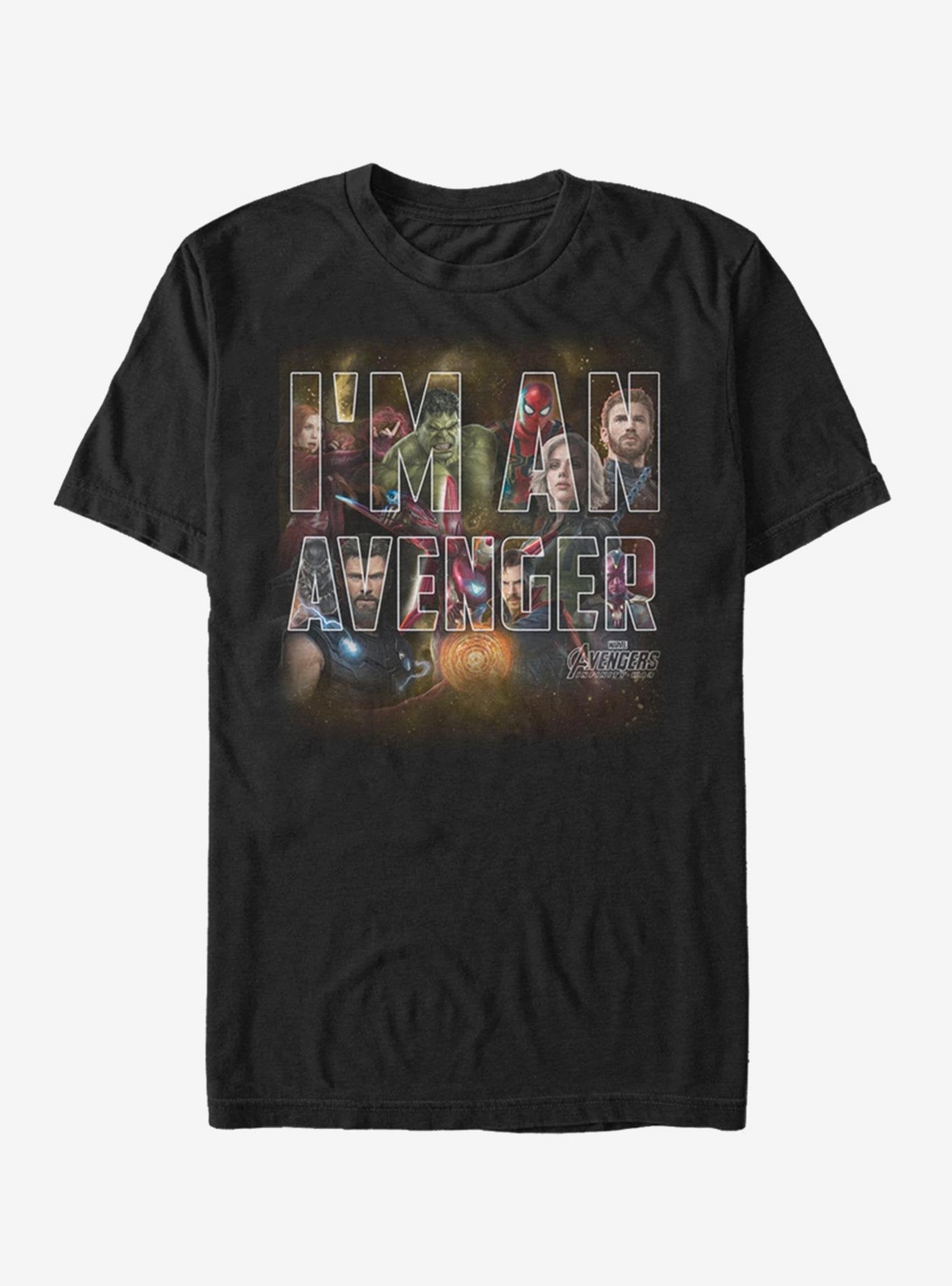 Marvel Avengers Infinity War I Am An Avenger T-Shirt image 0