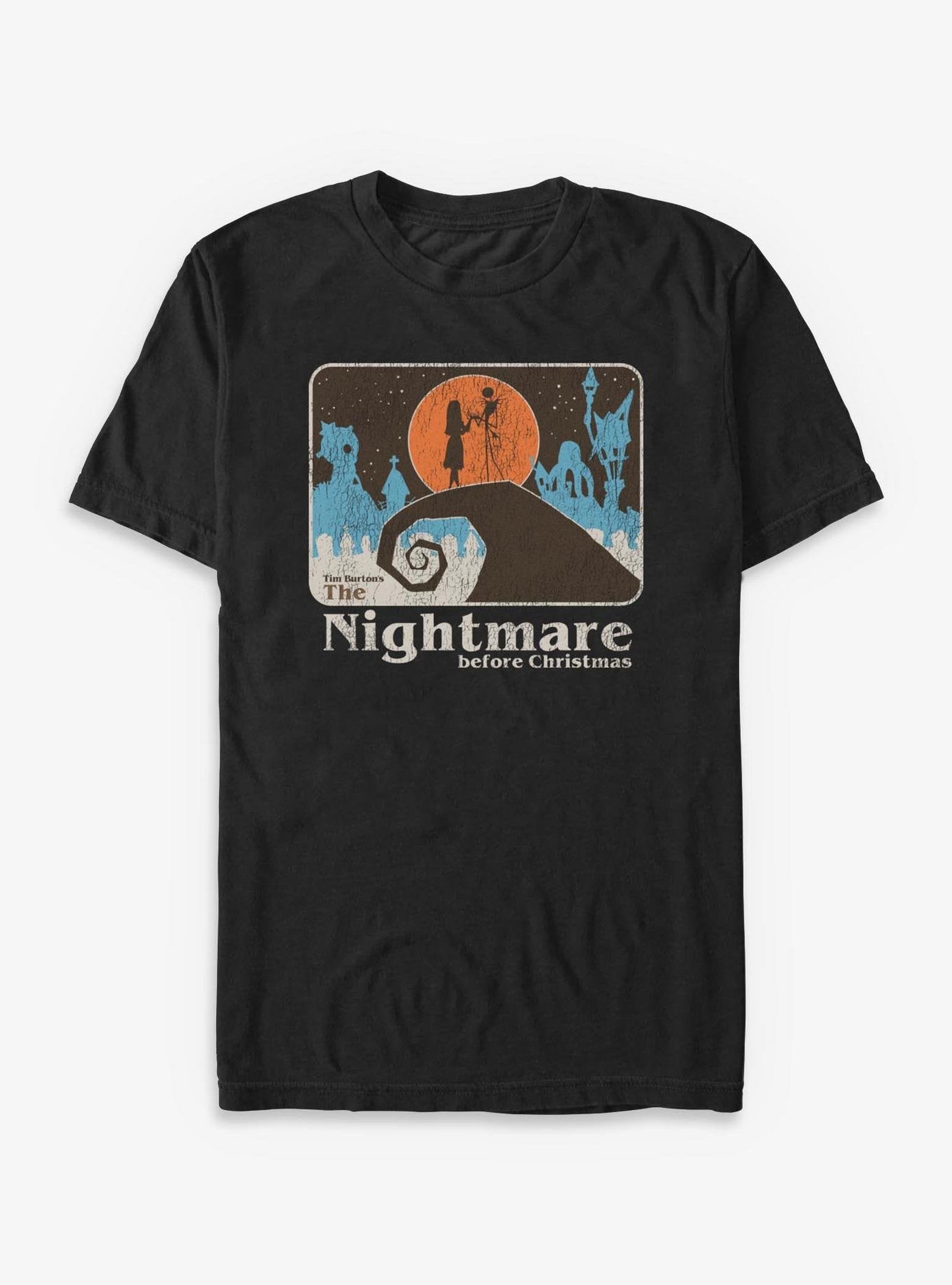 Disney The Nightmare Before Christmas Jack & Sally Hill Pose - Black image 0