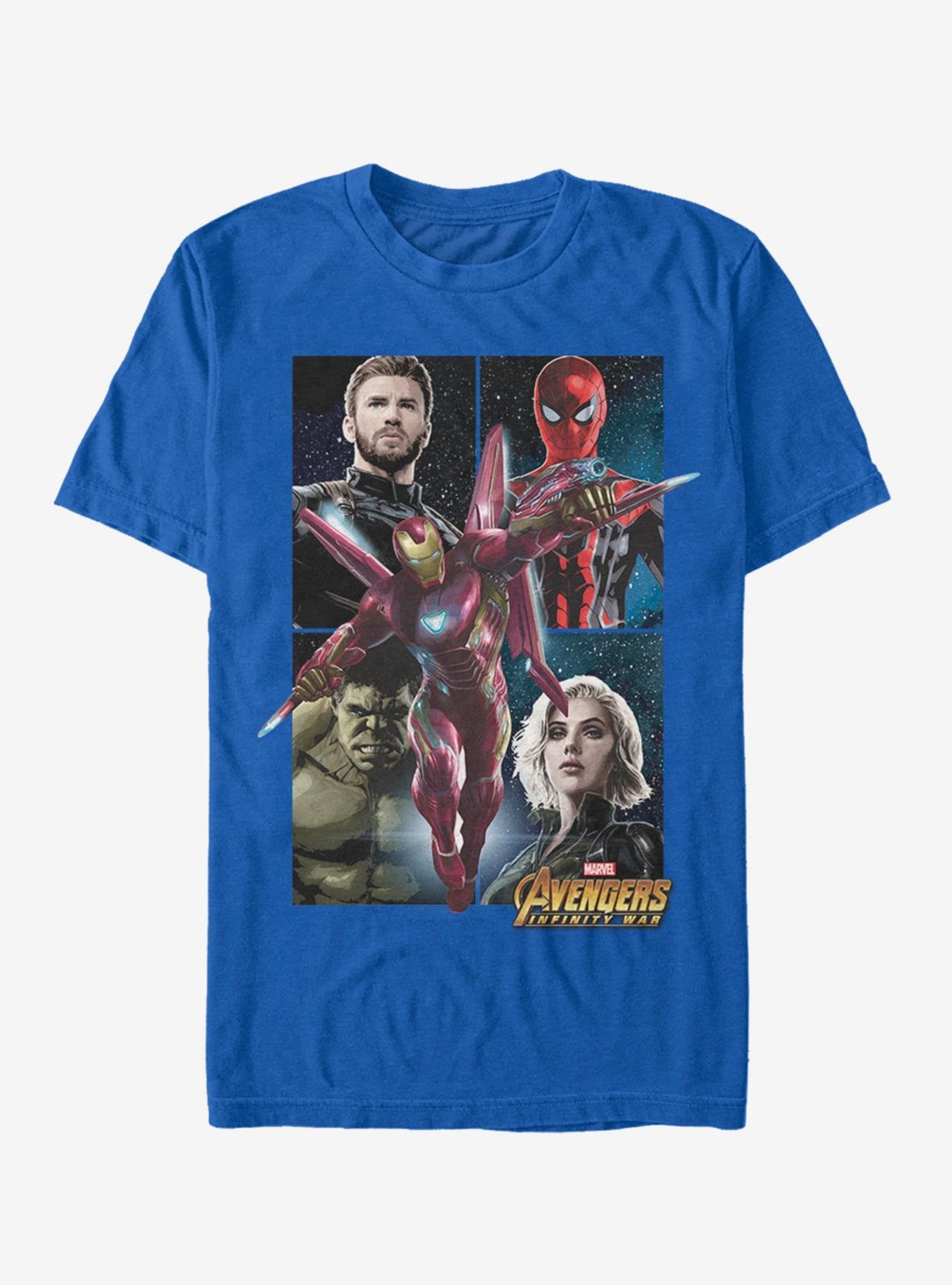 Marvel Avengers Infinity War Galaxy Four T-Shirt image 0