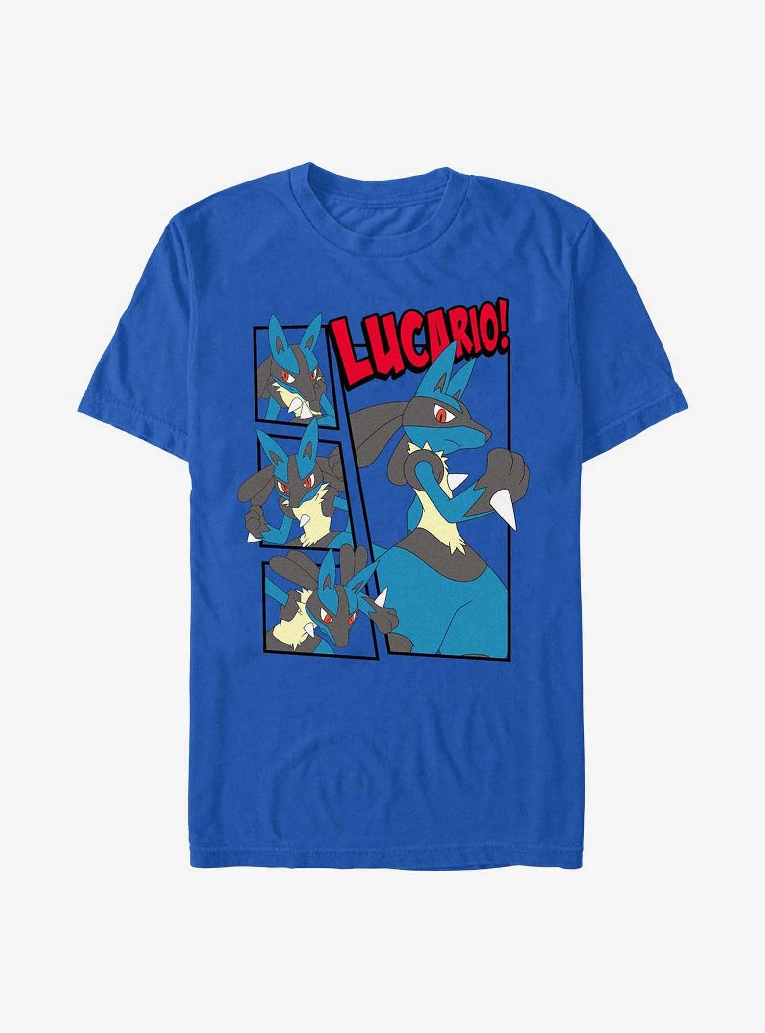 Pokemon Lucario Panels T-Shirt image 0