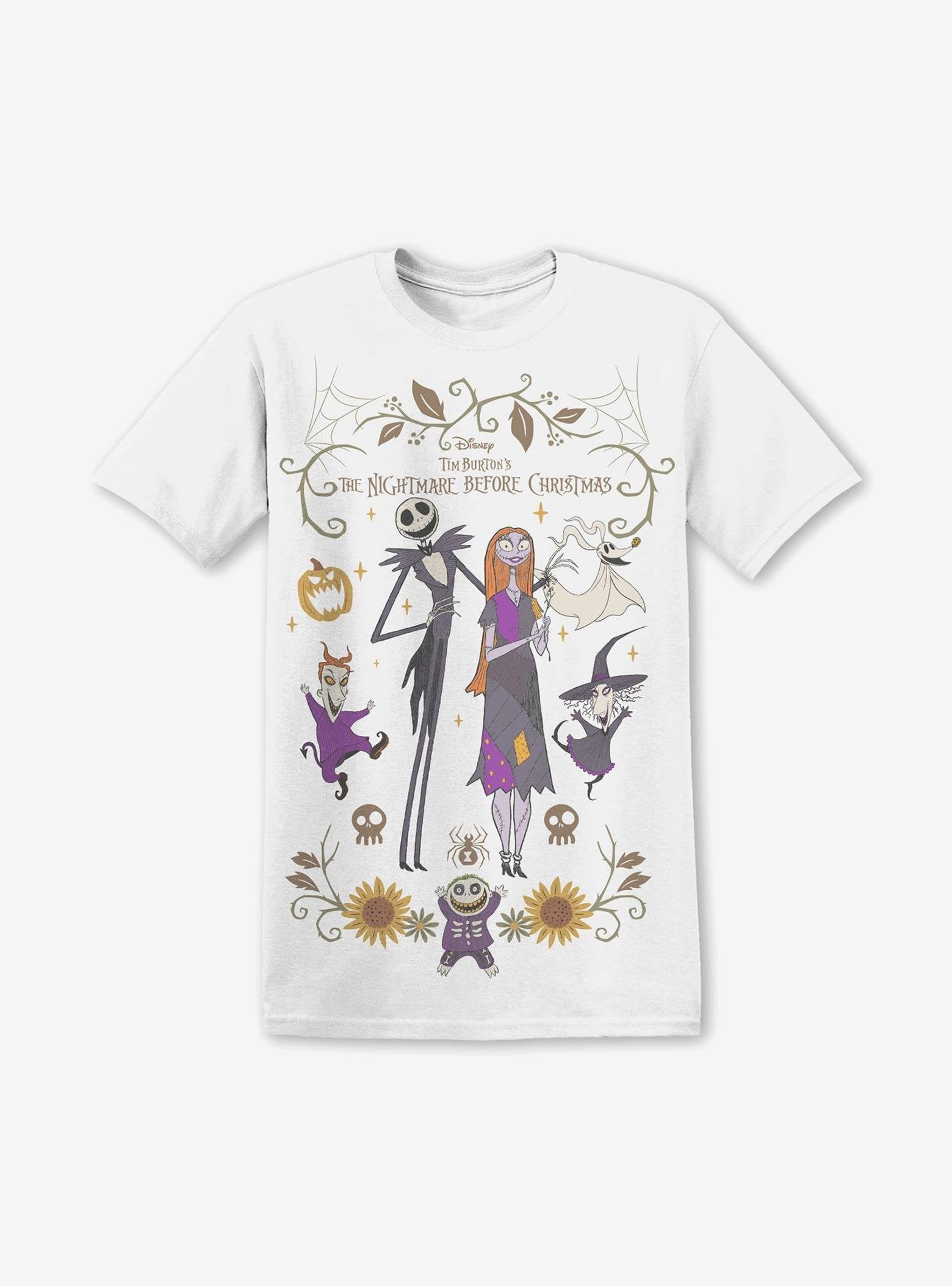 The Nightmare Before Christmas Character Harvest Frame T-Shirt image 0