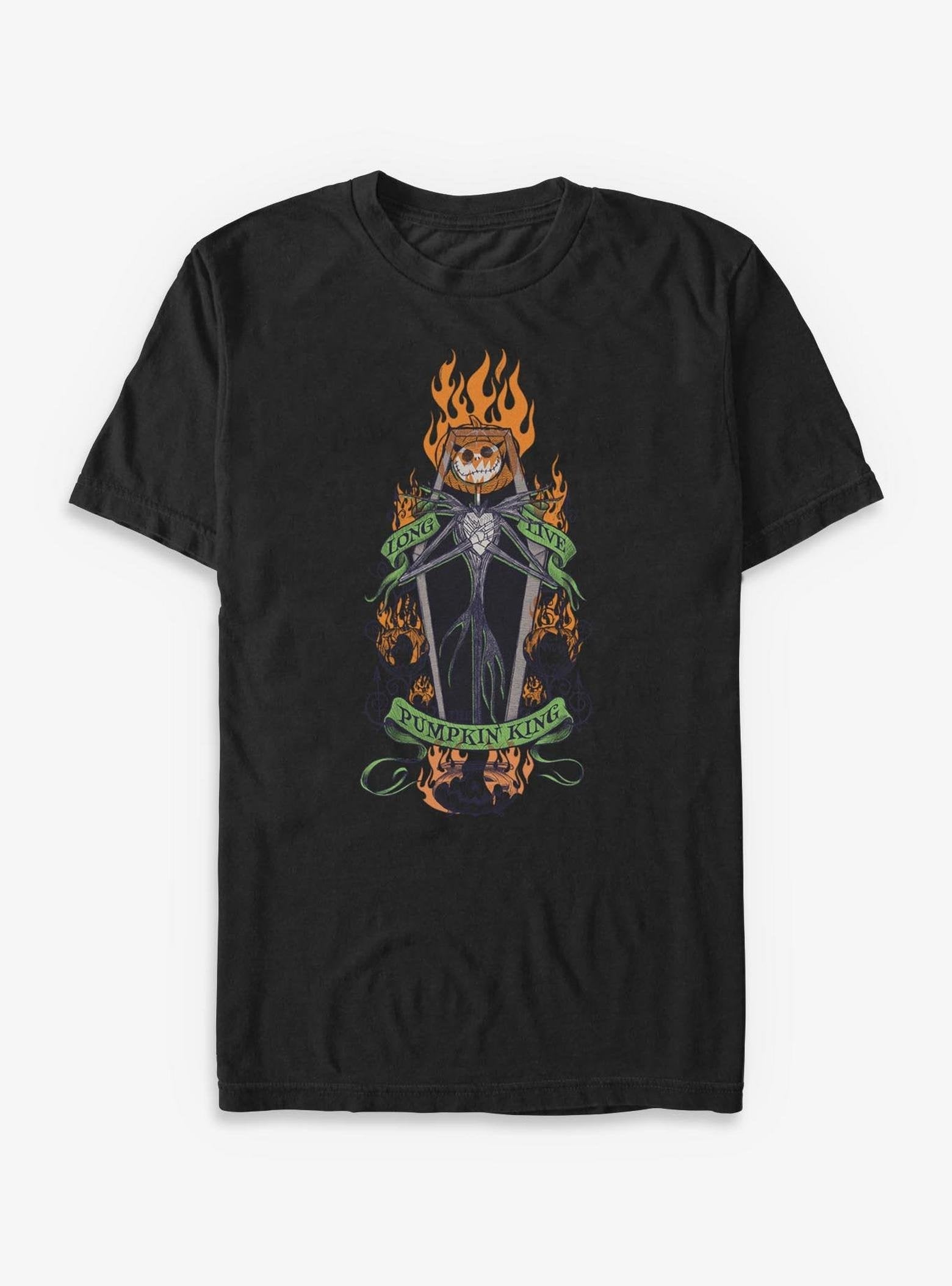 Disney The Nightmare Before Christmas Long Live Jack Pumpkin King - Black image 0
