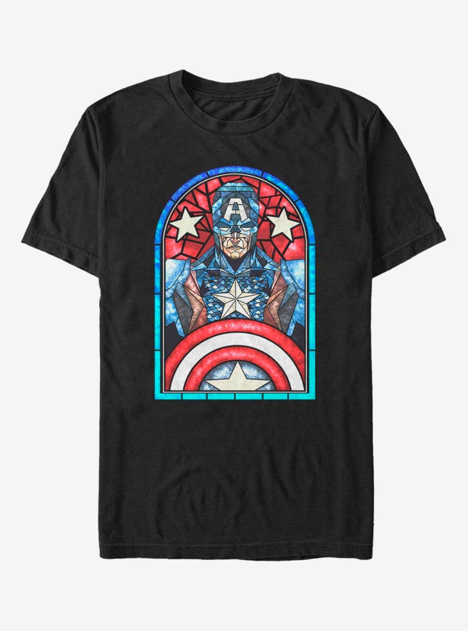 Marvel Captain America Glass T-Shirt image 0