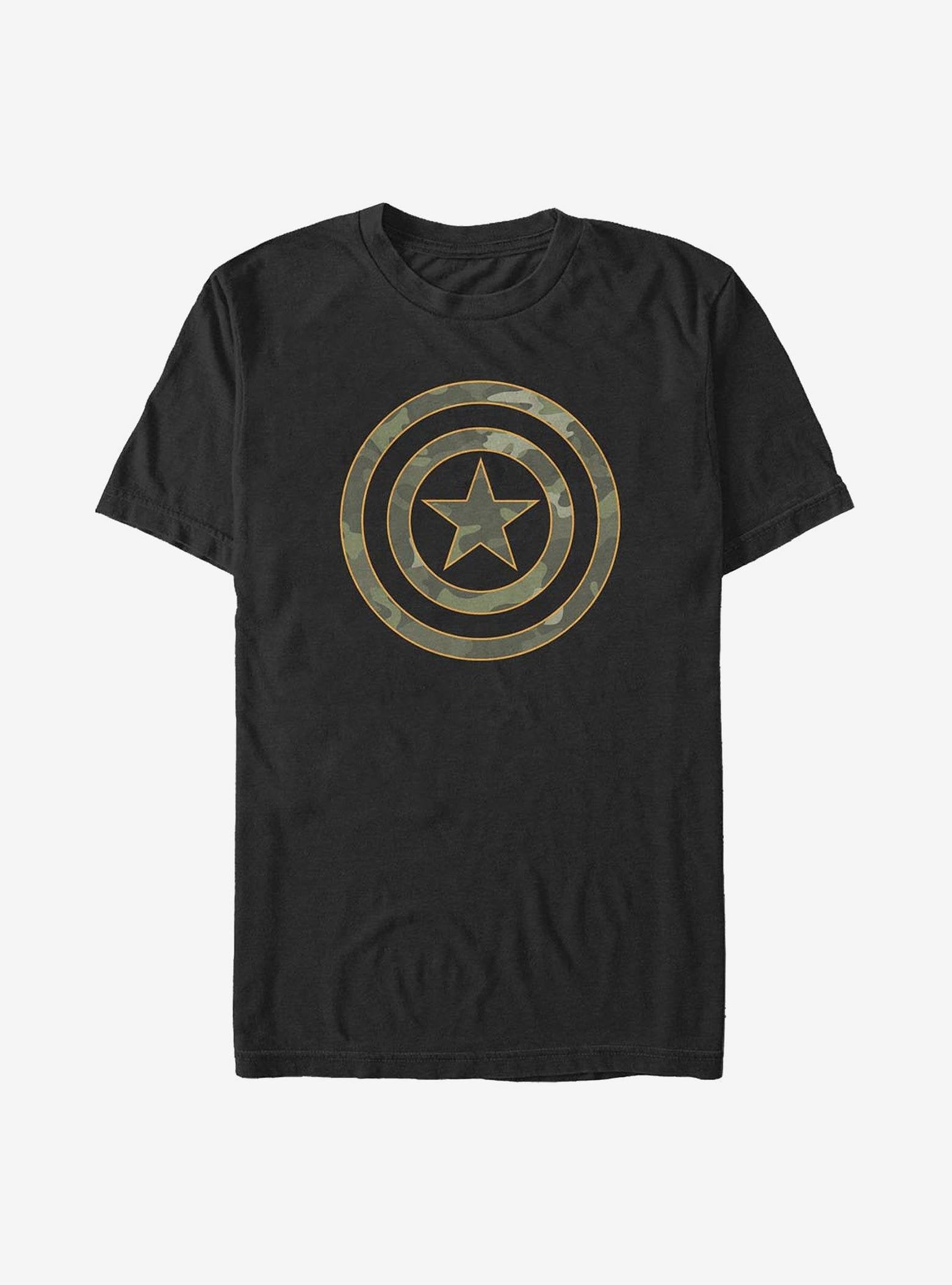 Marvel The Avengers Captain America Camo T-Shirt image 0