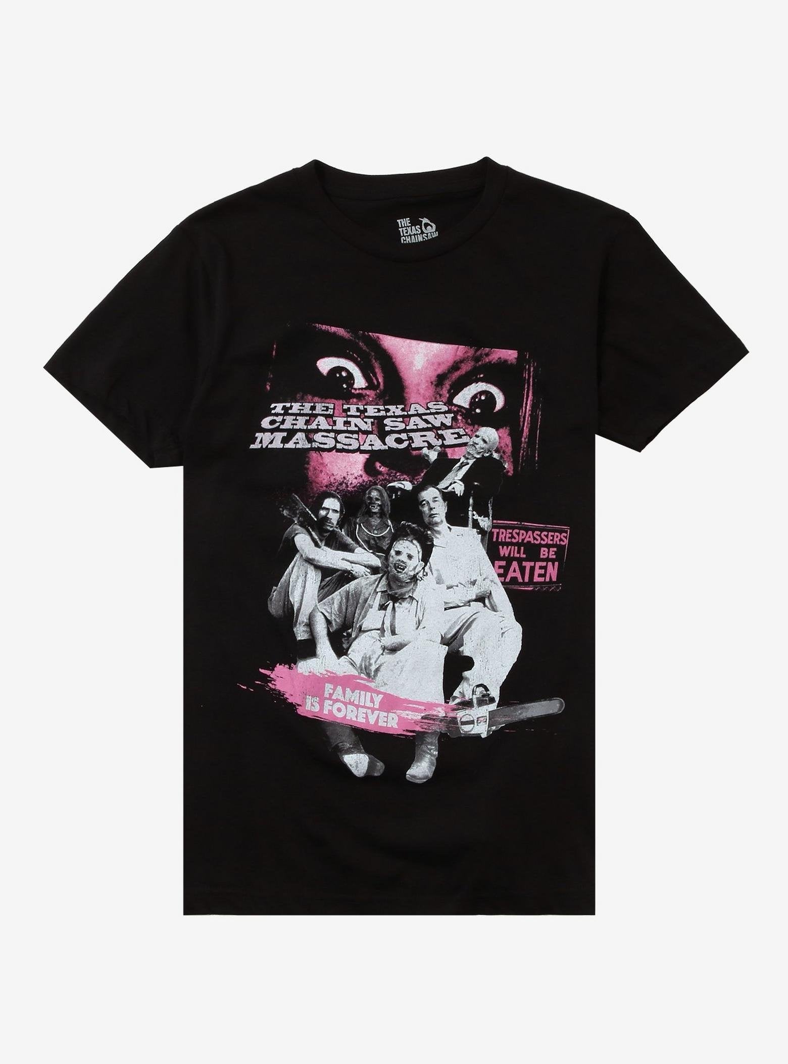 The Texas Chainsaw Massacre Family Poster Girls T-Shirt image 0