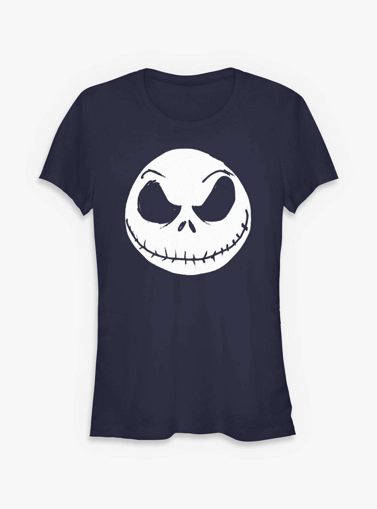 Disney The Nightmare Before Christmas Big Face Jack - Navy image 0