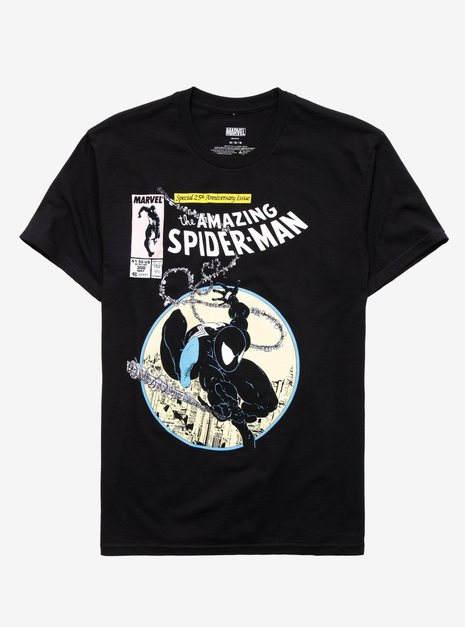 Marvel The Amazing Spider-Man Comic Book Cover T-Shirt image 0