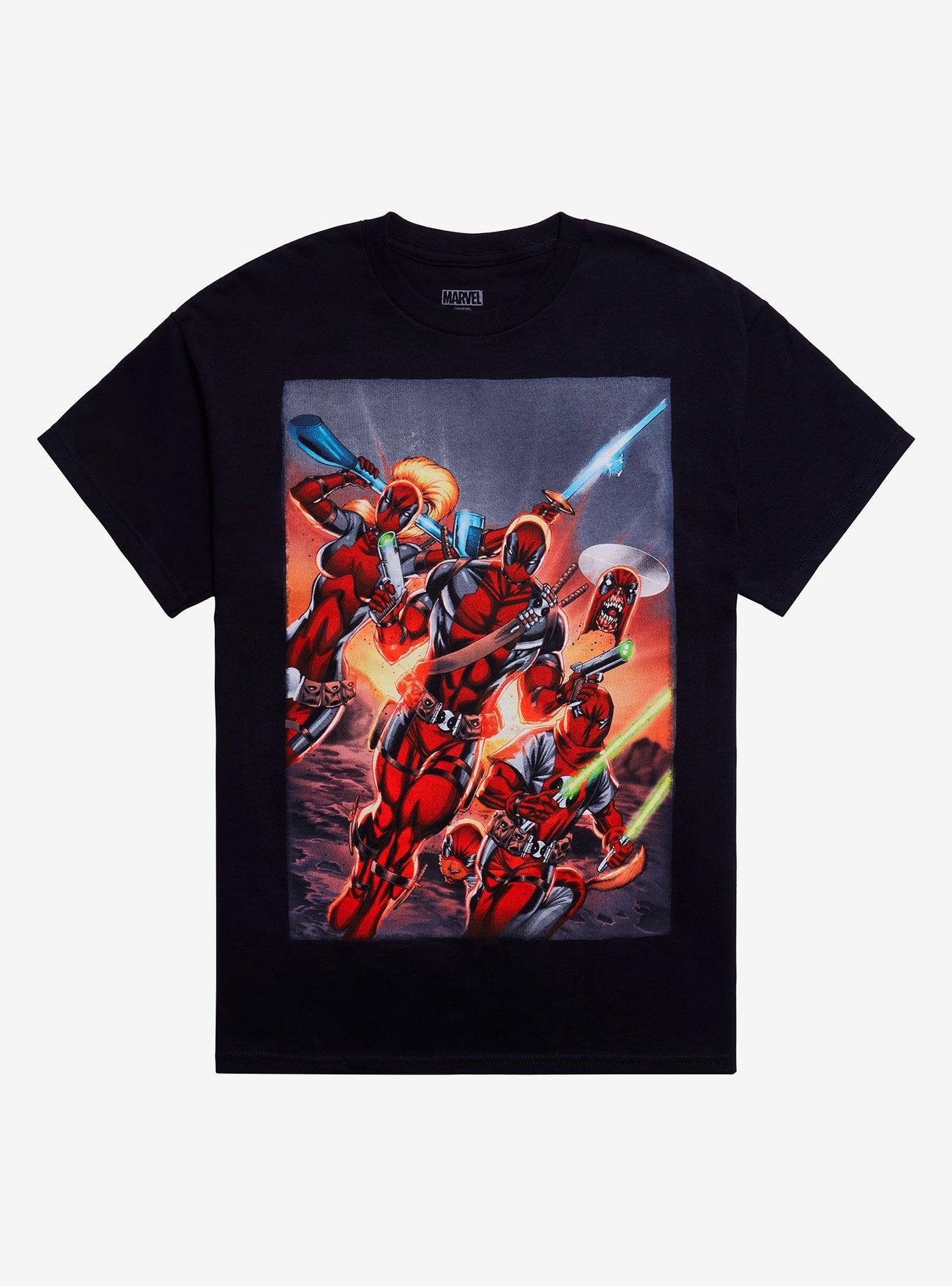 Marvel Deadpool Squad Poster T-Shirt image 0
