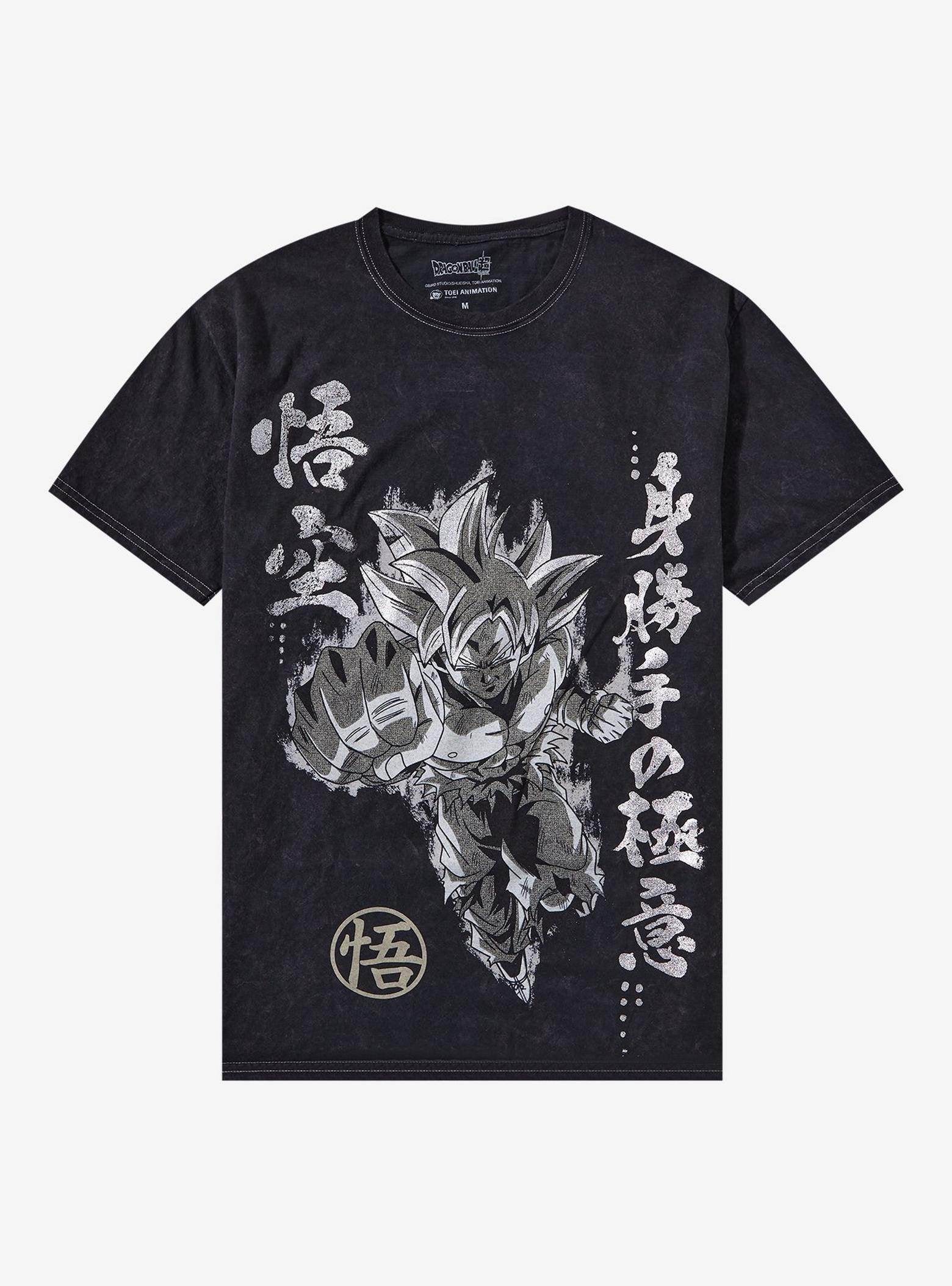 Dragon Ball Super Goku Foil Mineral Wash T-Shirt image 0