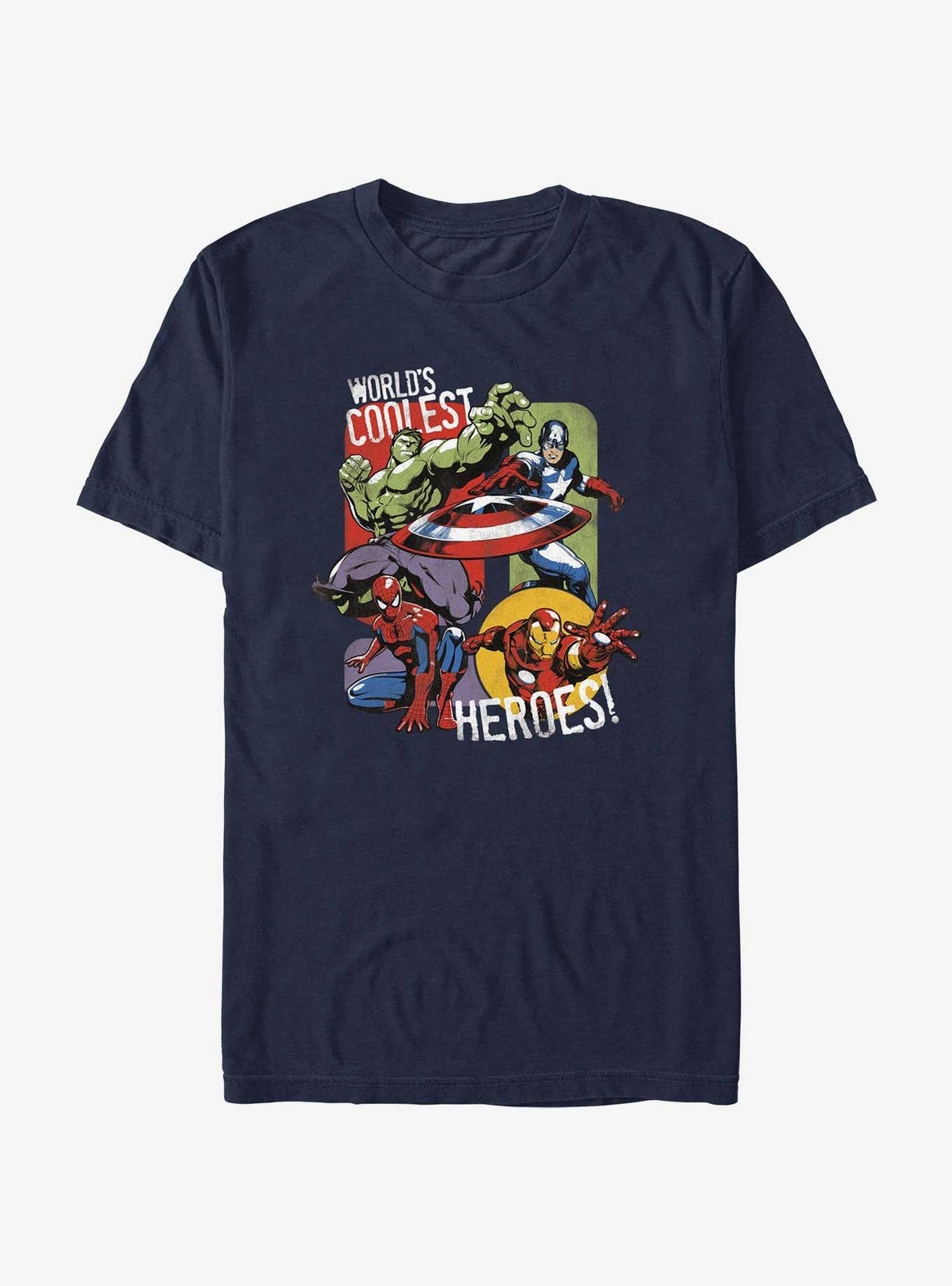 Marvel Avengers World's Coolest Heroes T-Shirt image 0