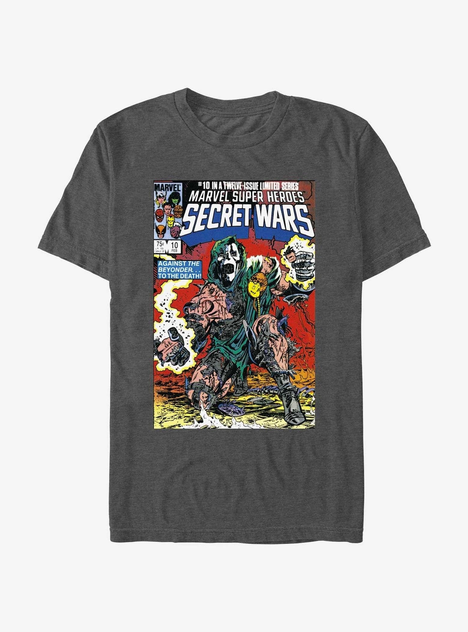 Marvel Secret Wars Comic Cover Vol10 Dr. Doom T-Shirt image 0