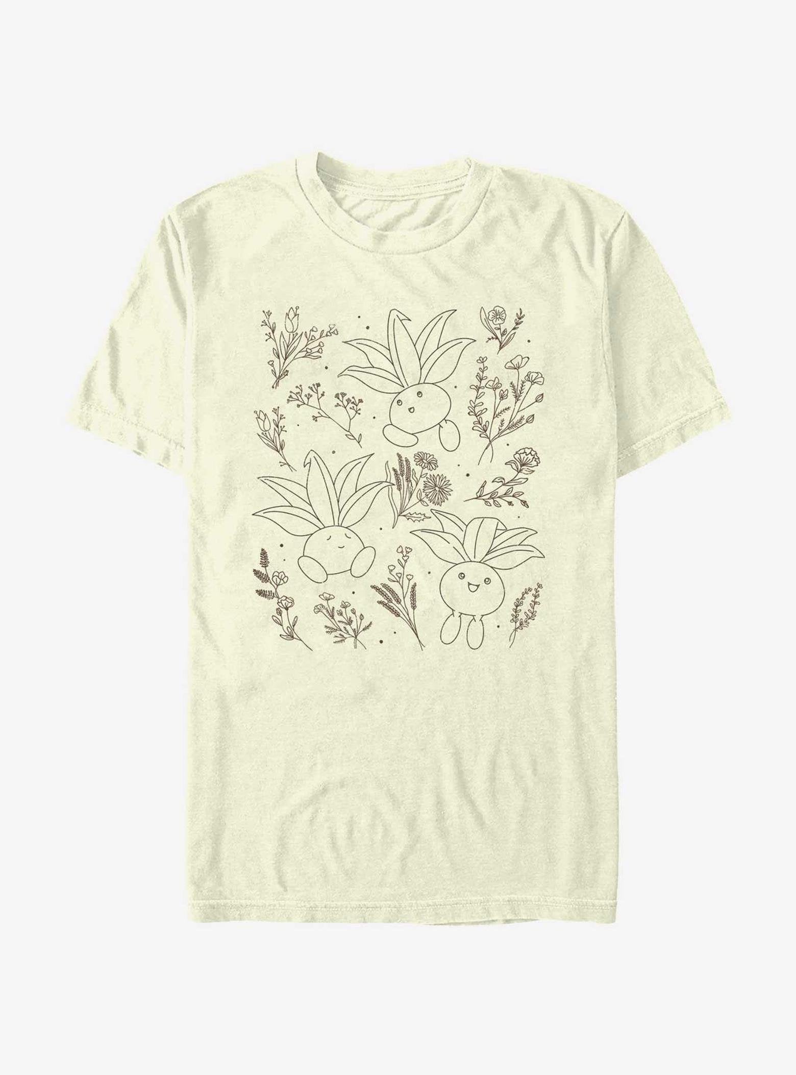 Pokemon Oddish Forest Flowers T-Shirt image 0