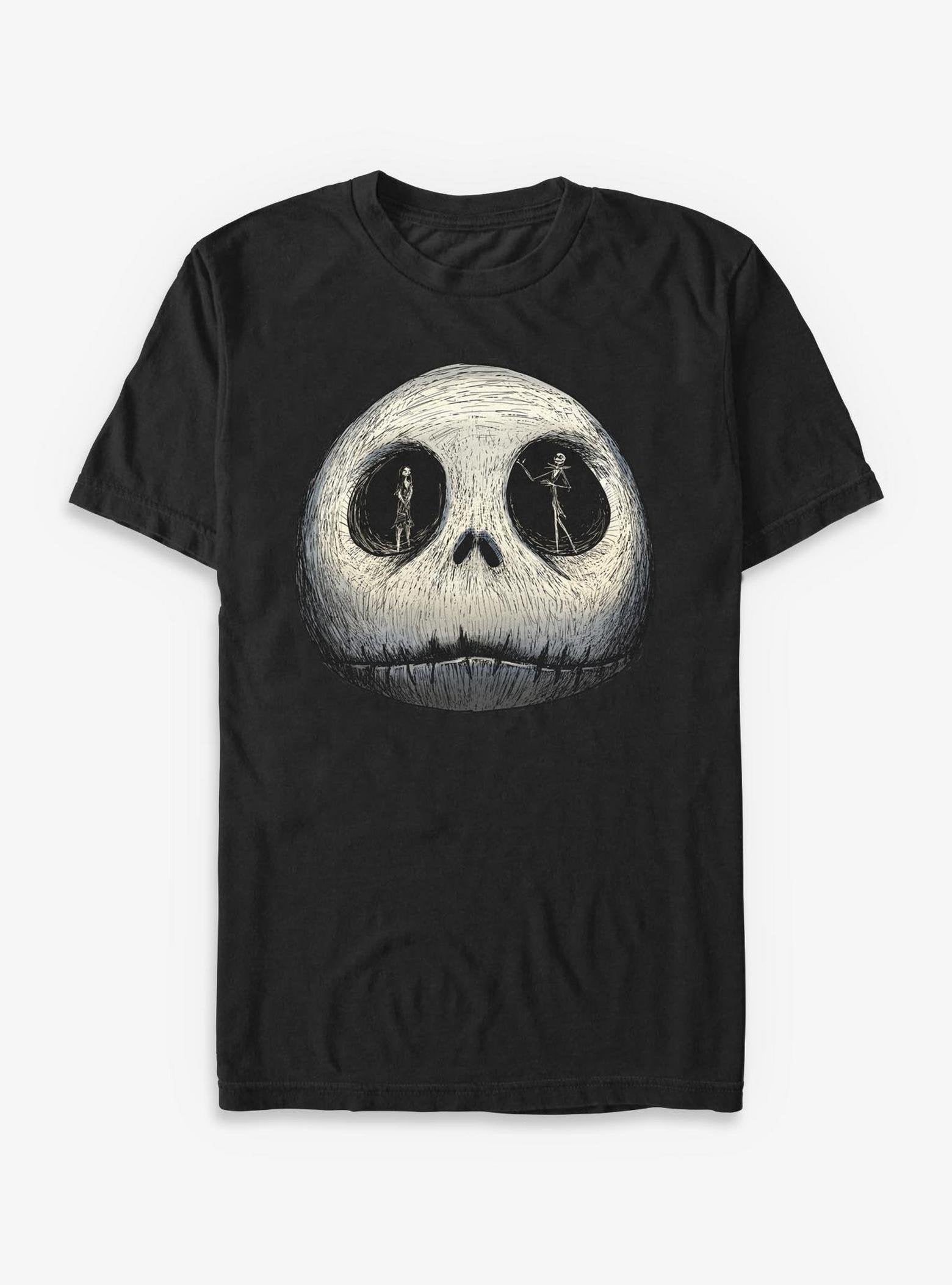 Disney The Nightmare Before Christmas Jack & Sally Inside Eyes - Black image 0