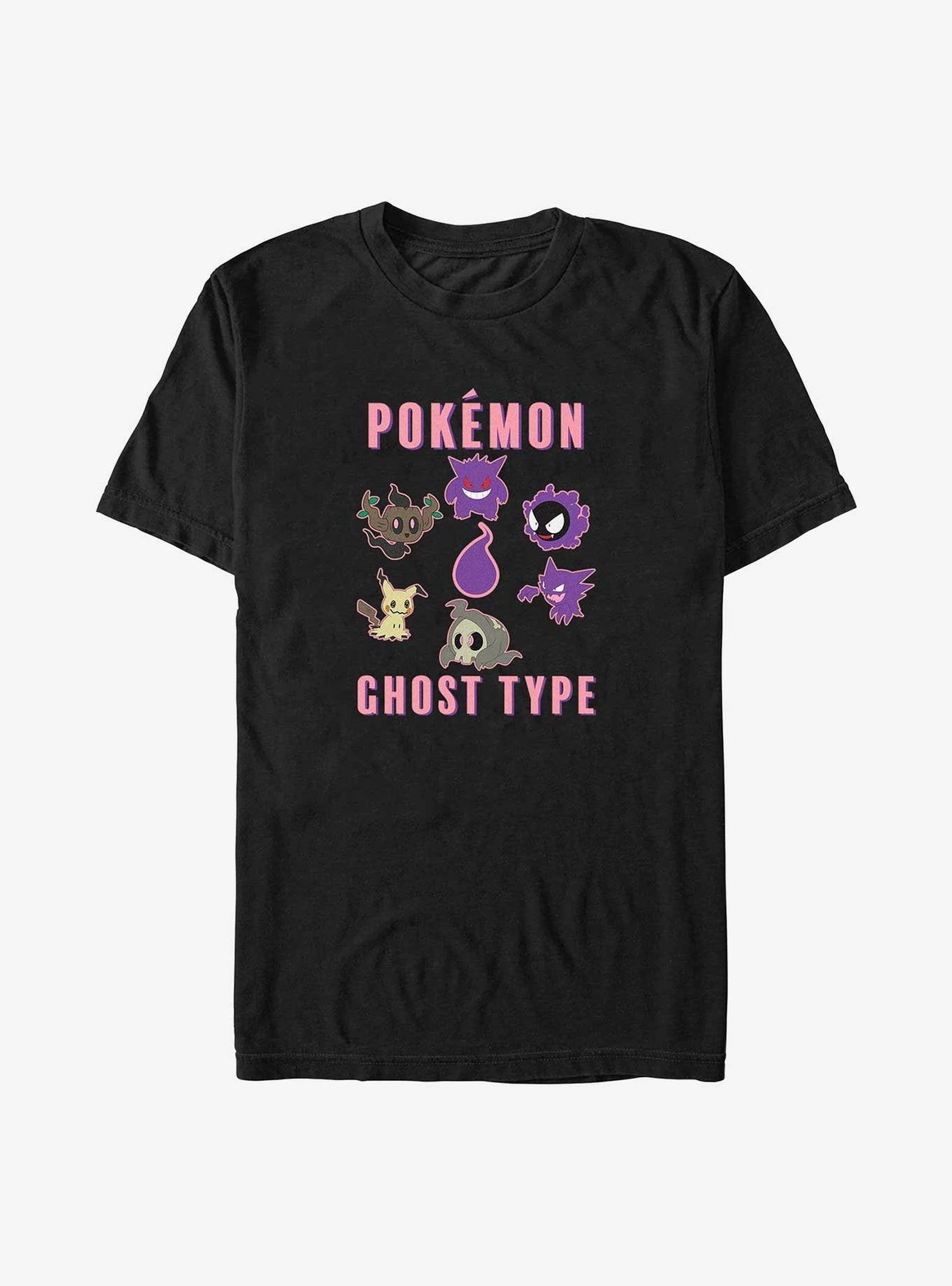 Pokemon Ghost Type Group Big & Tall T-Shirt image 0