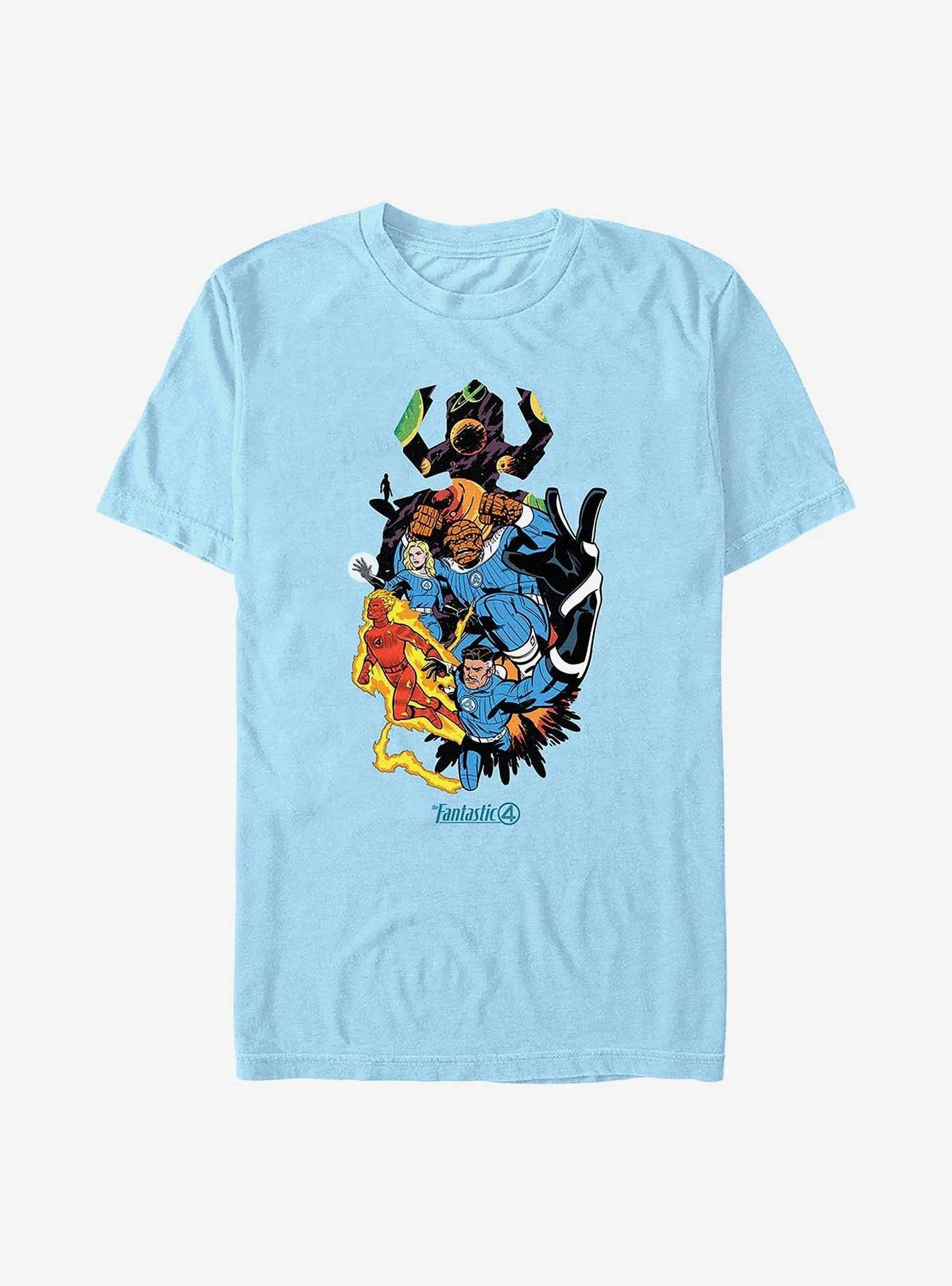 Marvel The Fantastic Four: First Steps Galactus Vs Fantastic Four T-Shirt image 0