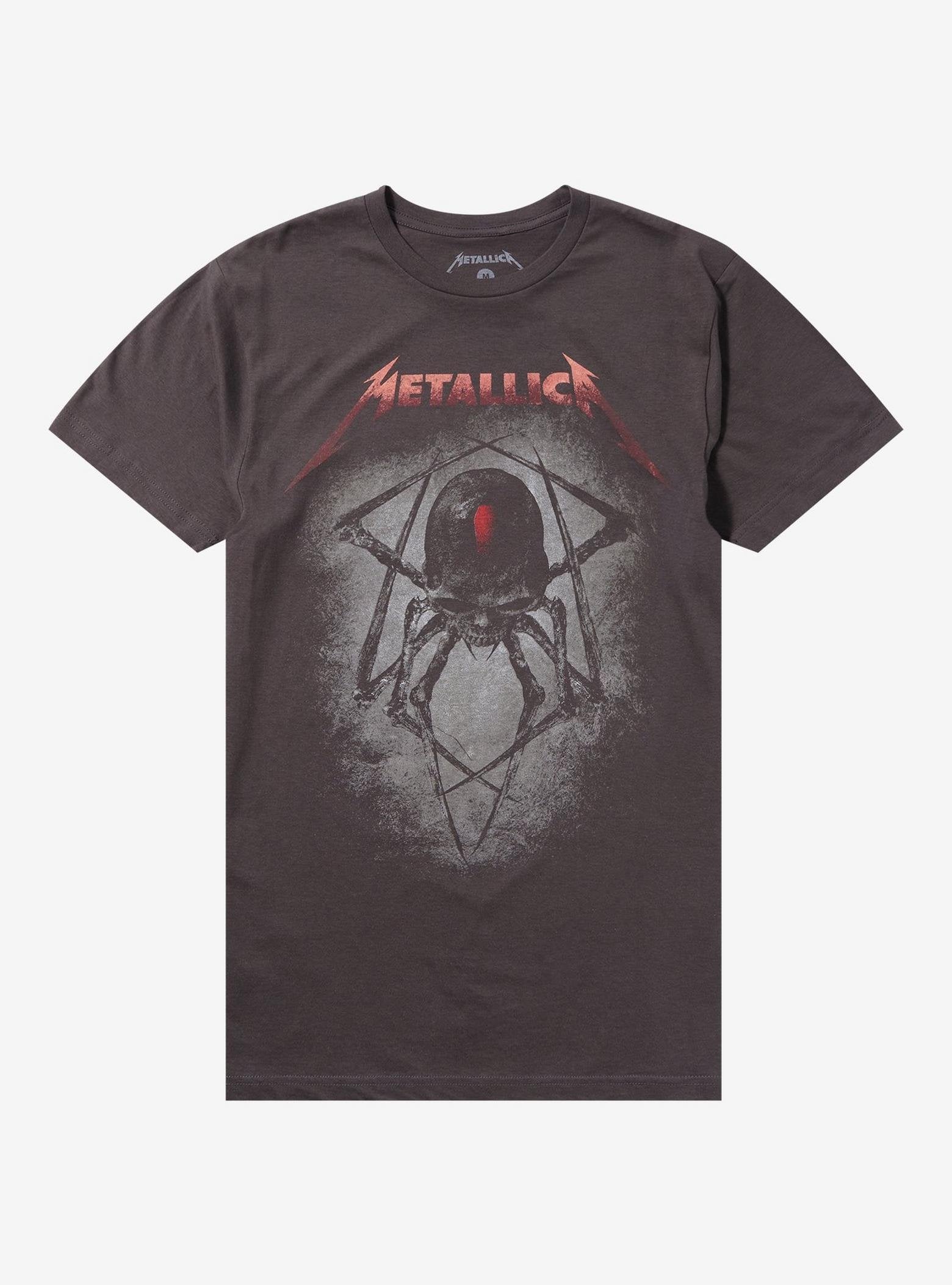 Metallica Black Widow Skull T-Shirt image 0