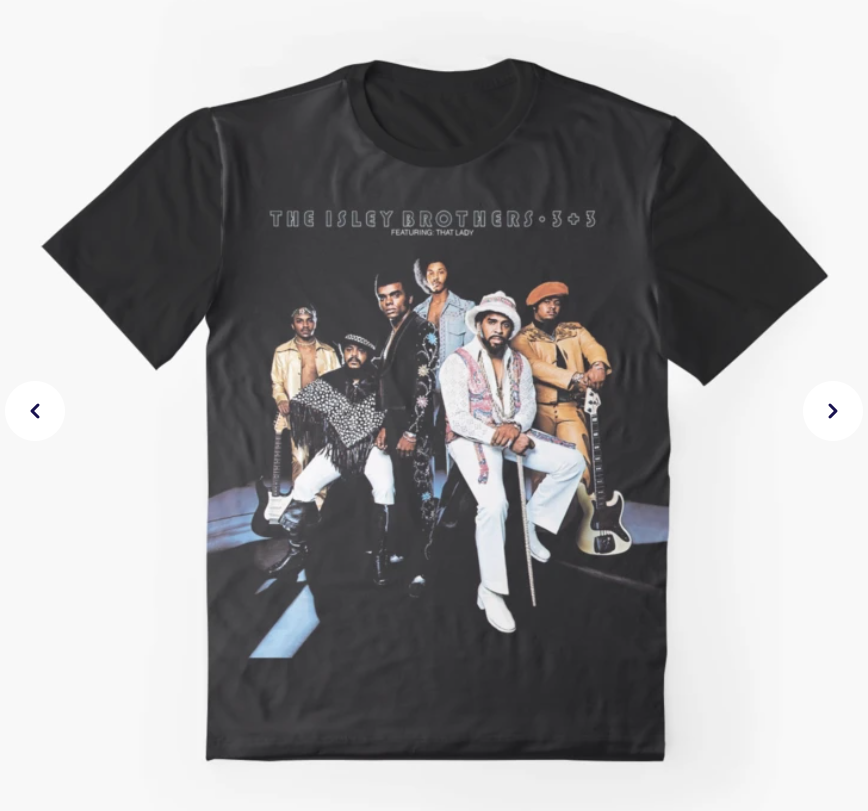The Isley Brothers - 3 + 3 Graphic T-Shirt image 0