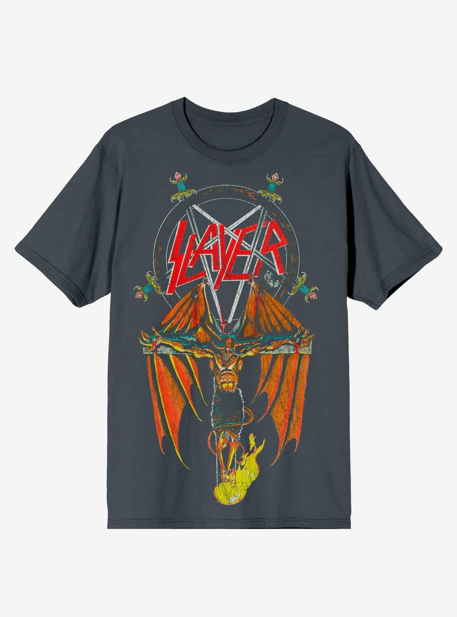 Slayer Crucified Demon T-Shirt image 0