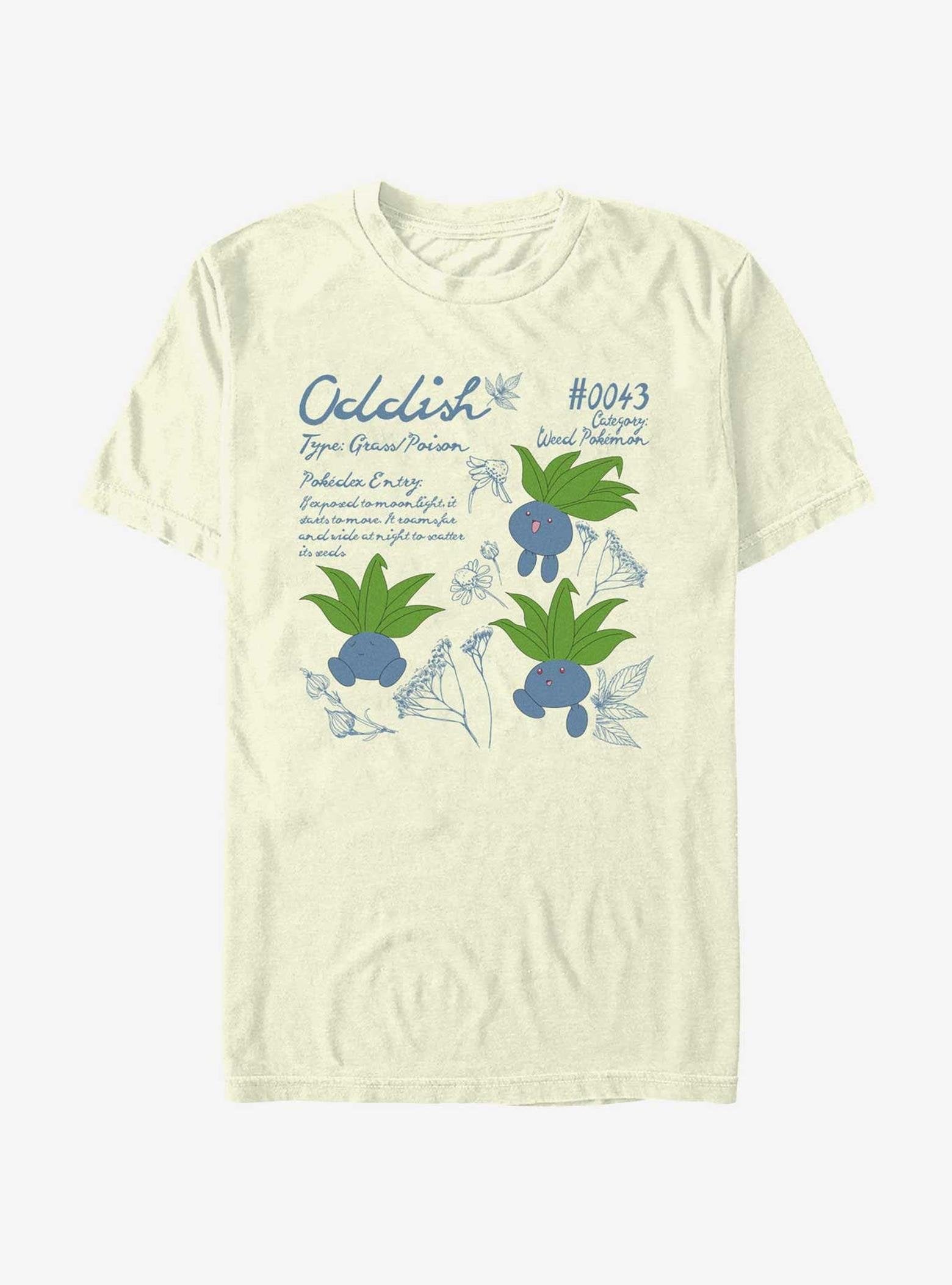 Pokemon Oddish Study T-Shirt image 0