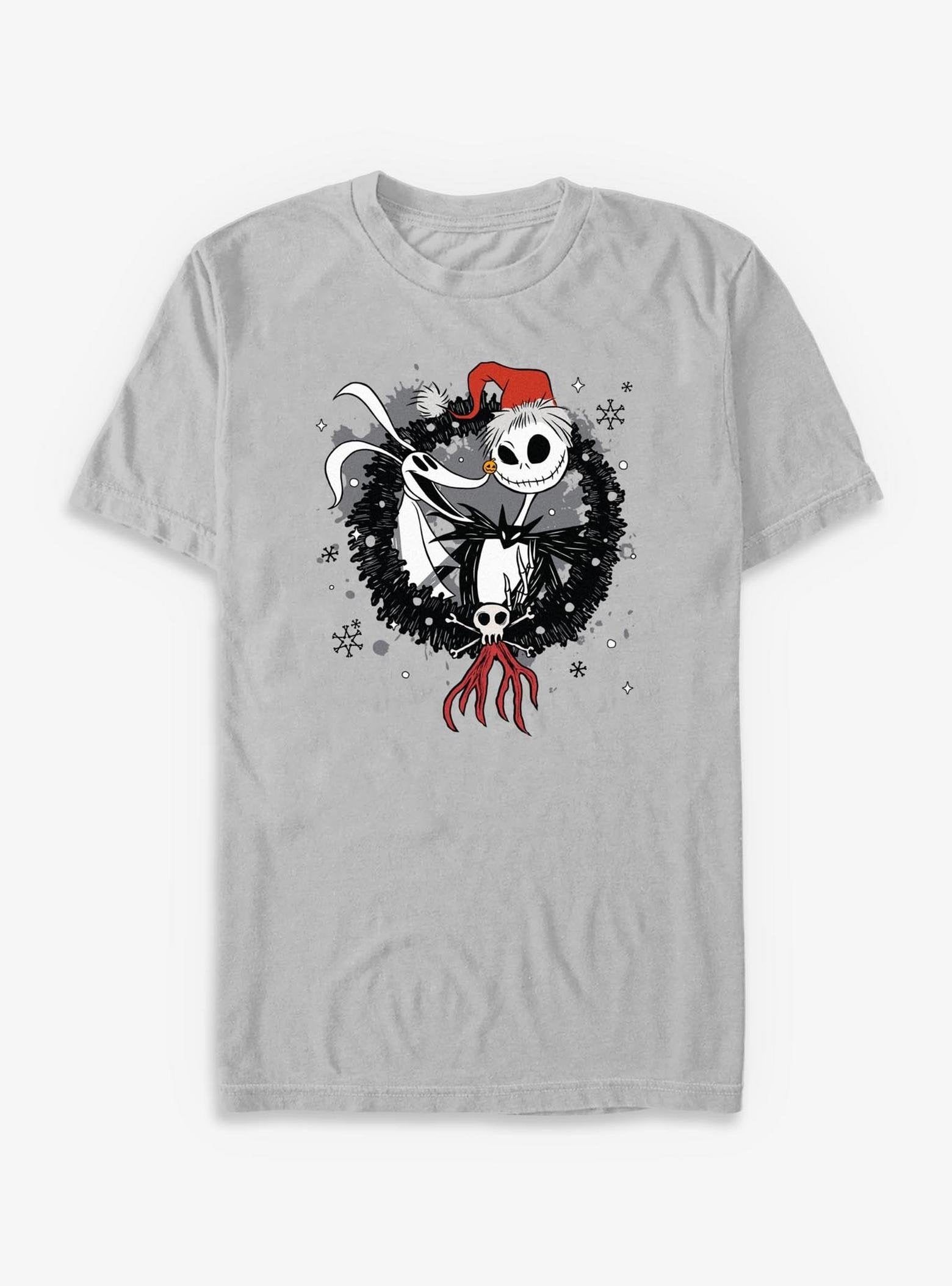Disney The Nightmare Before Christmas Jack And Zero Wreath - Silver image 0