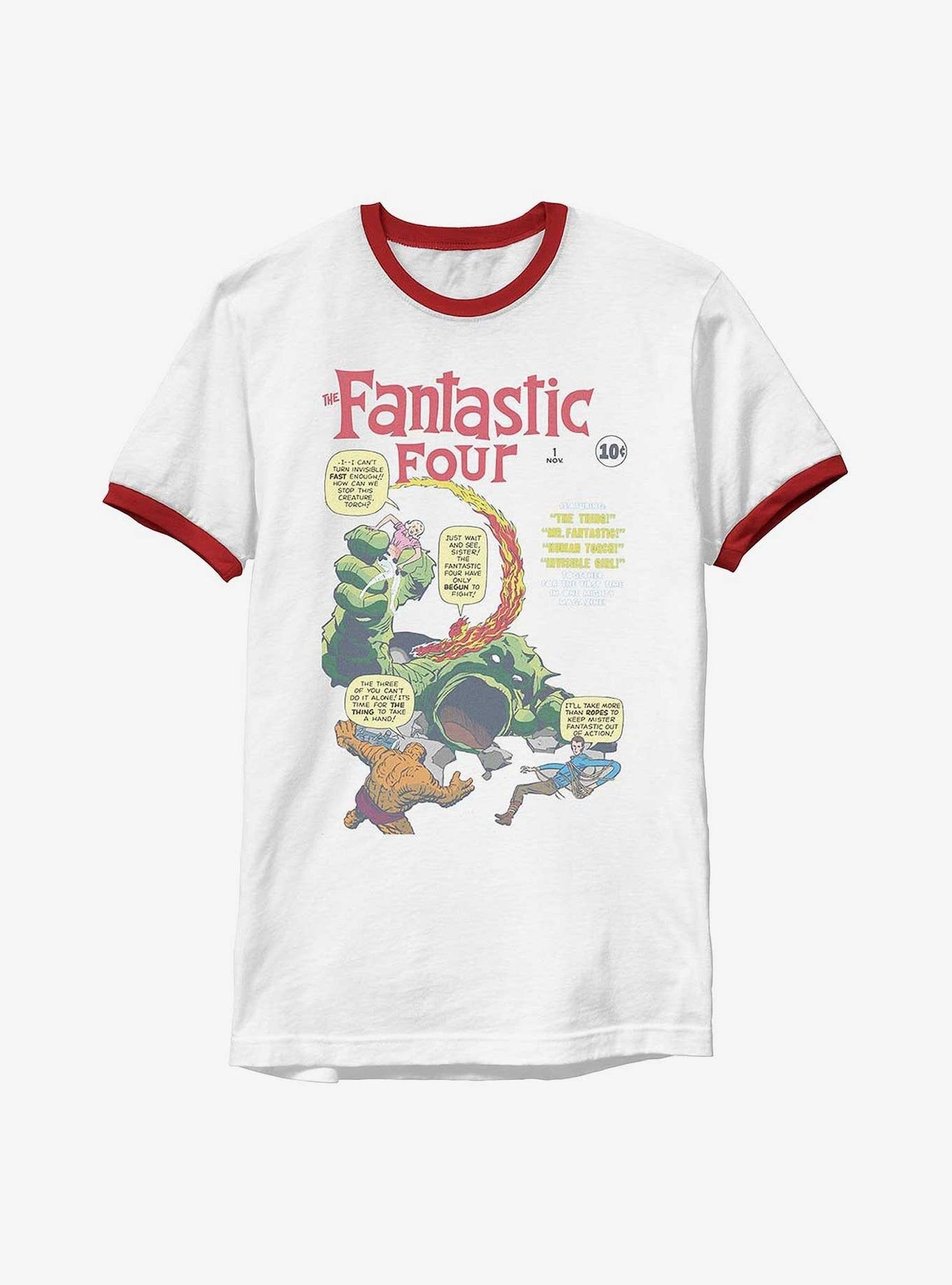 Marvel Fantastic Four Original Four Ringer T-Shirt image 0