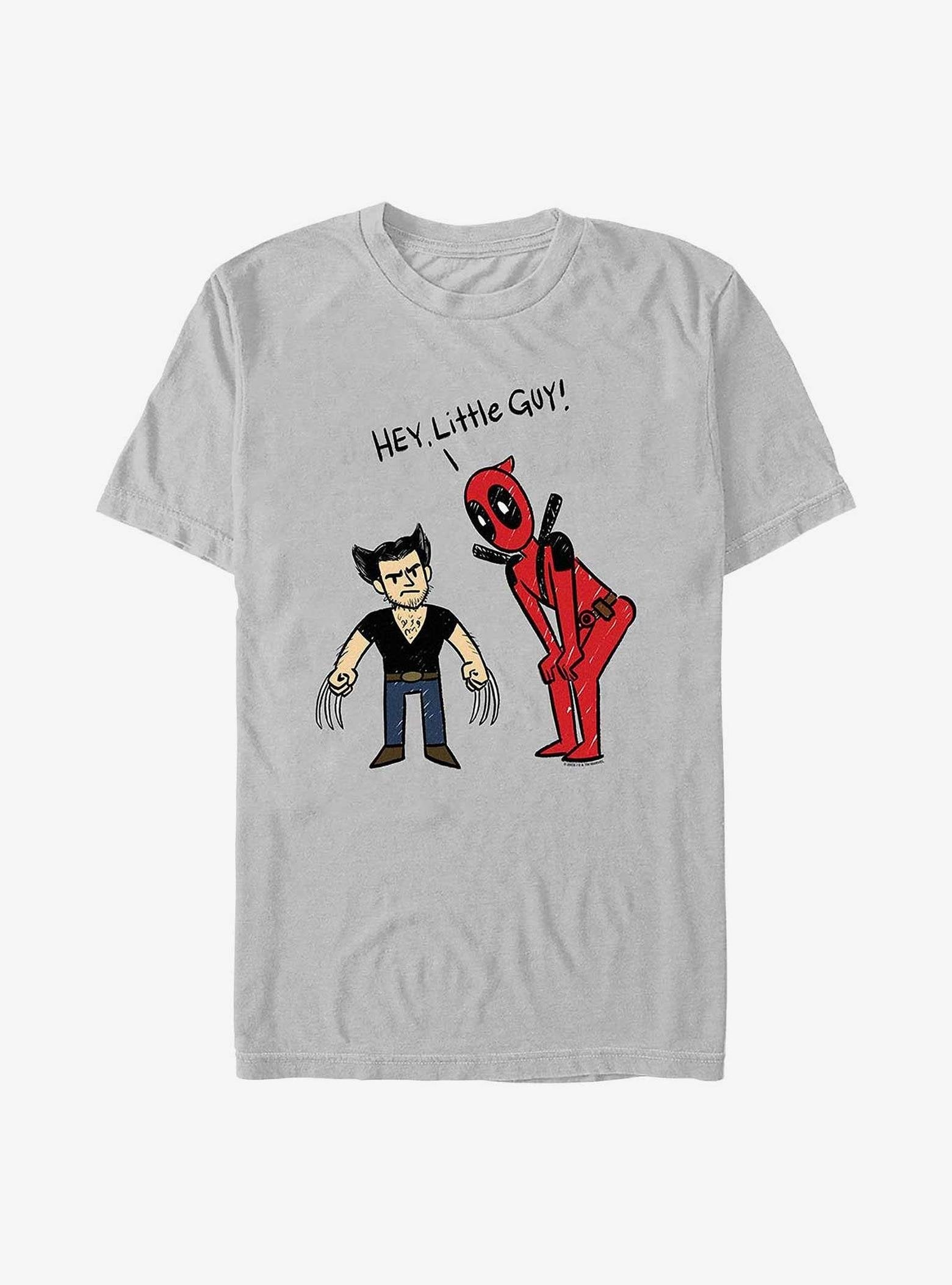 Marvel Deadpool & Wolverine Hey Little Guy T-Shirt image 0