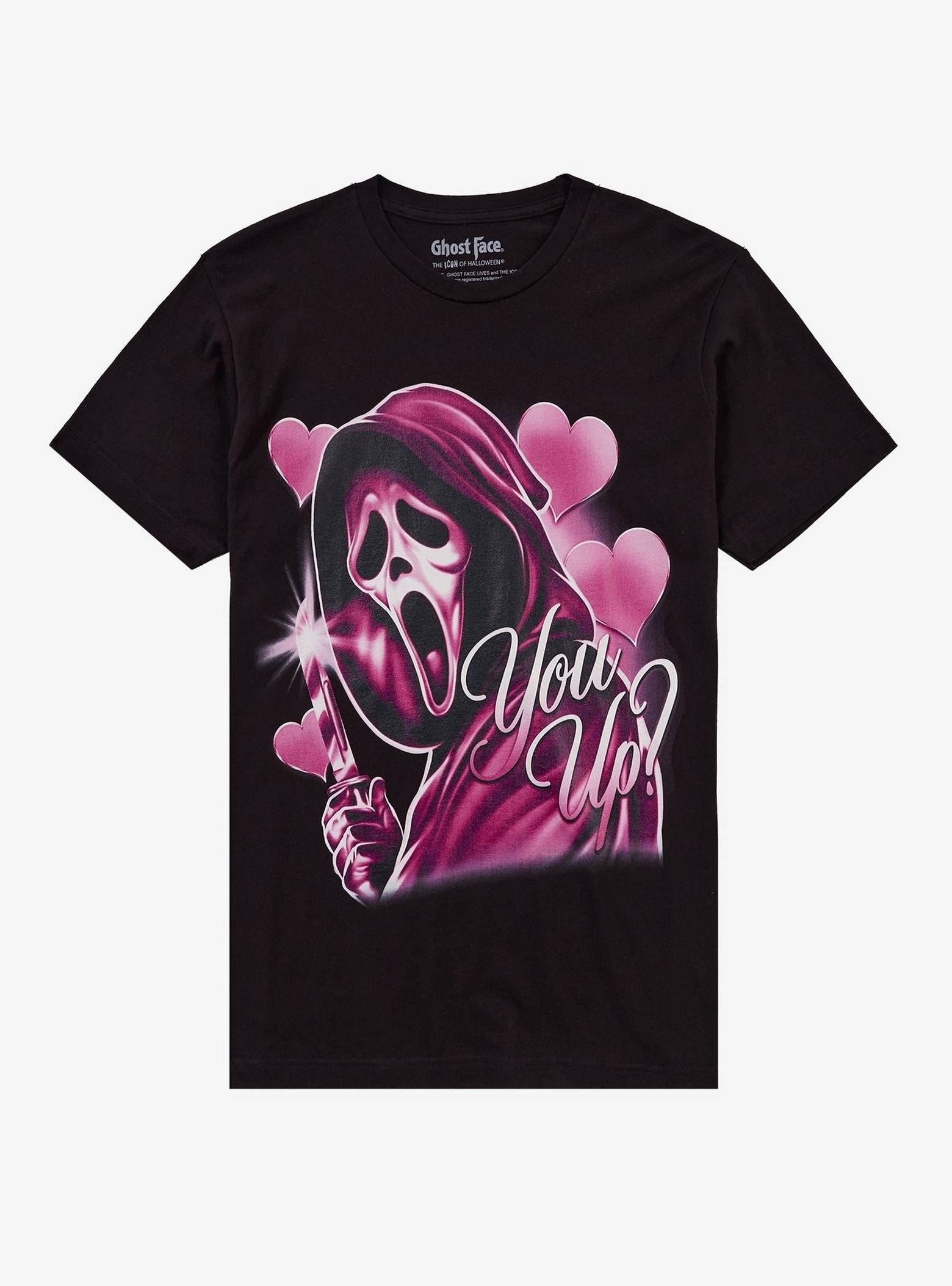 Ghost Face You Up? Hearts Girls T-Shirt image 0