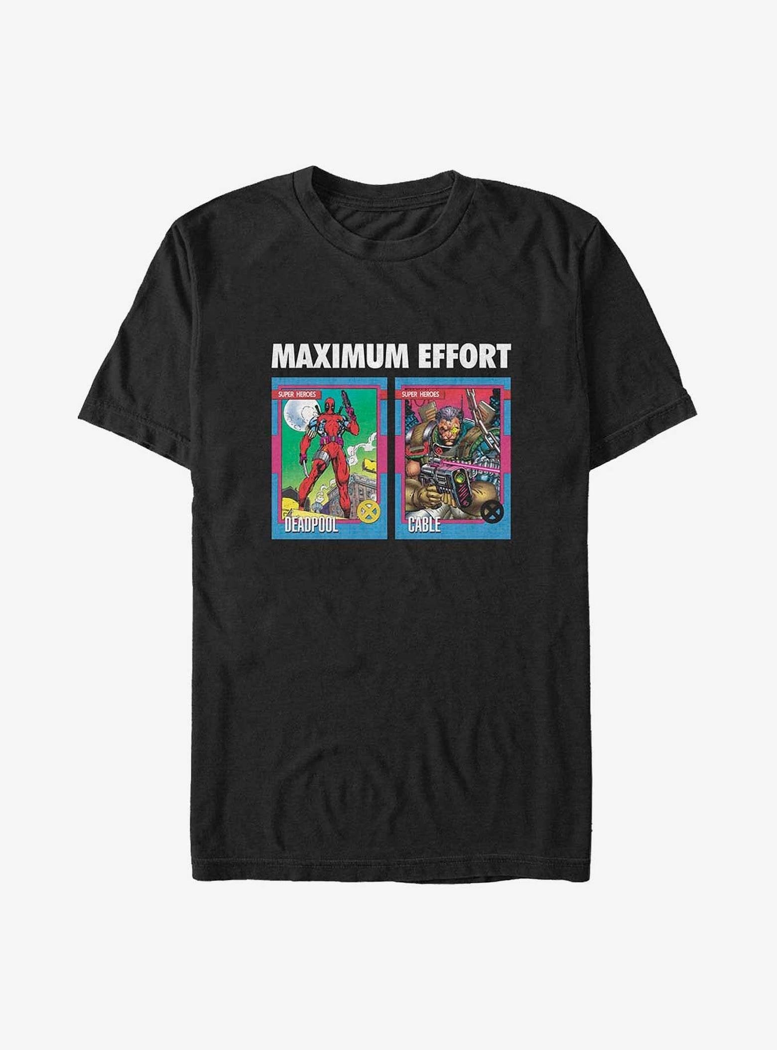 Marvel Deadpool and Cable Maximum Effort T-Shirt image 0