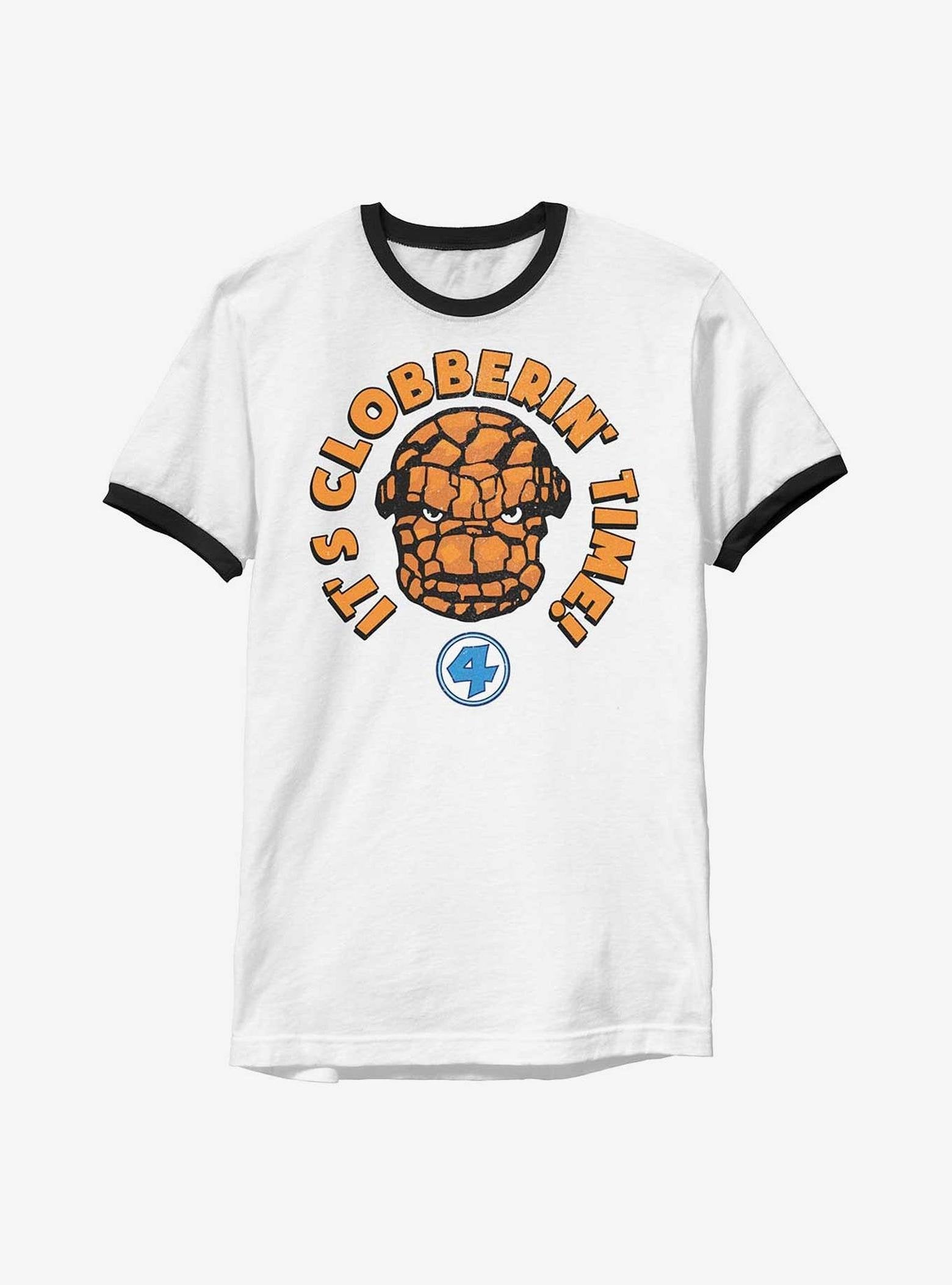 Marvel Fantastic Four Clobberin' Time Ringer T-Shirt image 0