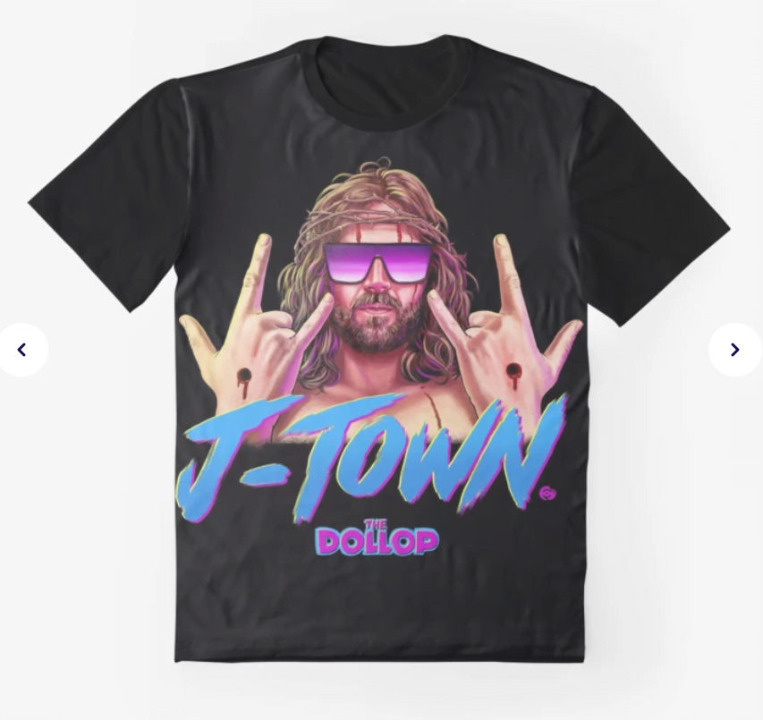 DOLLOP: J-TOWN Graphic T-Shirt image 0