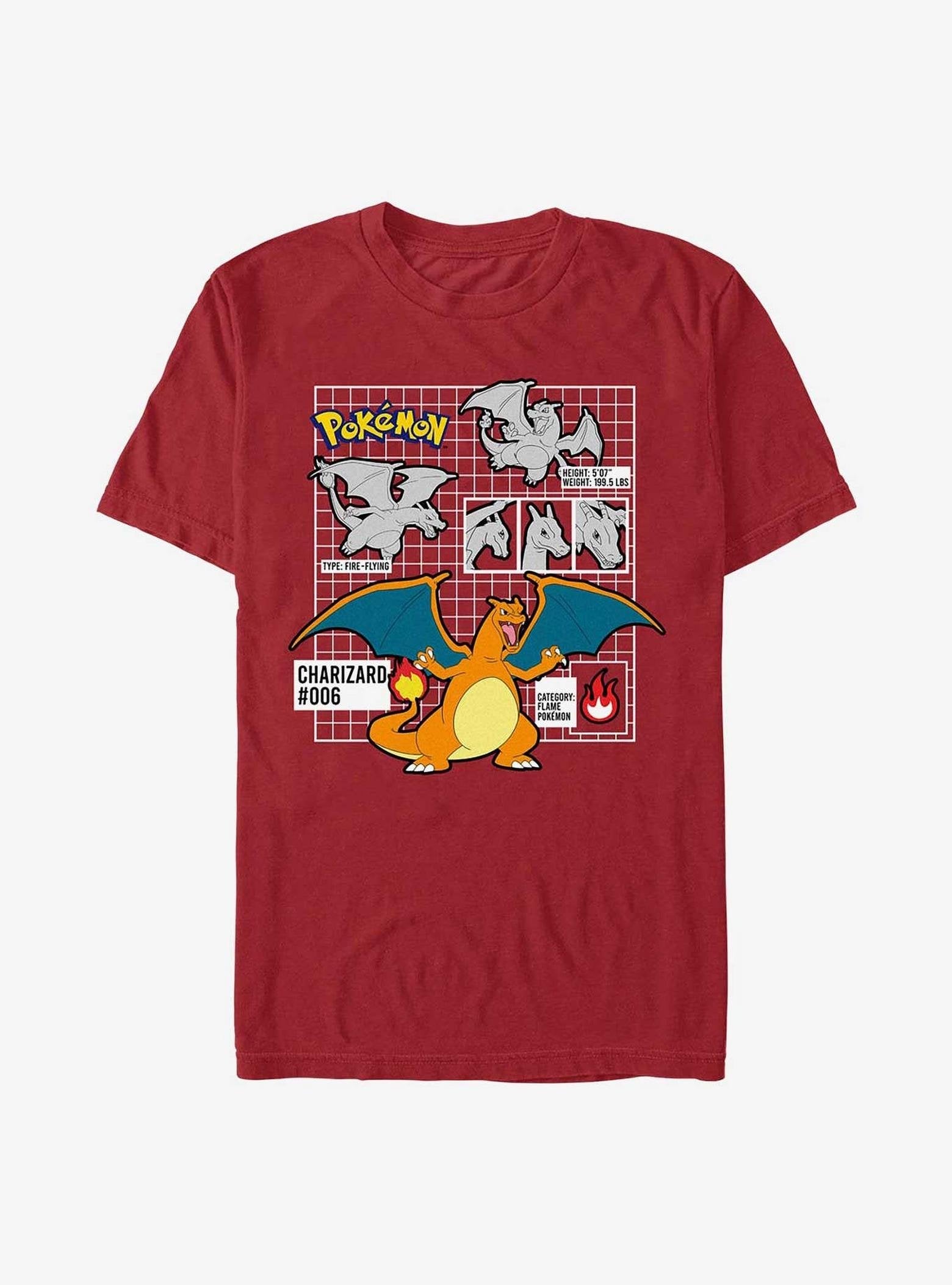 Pokemon Charizard Fire Type T-Shirt image 0