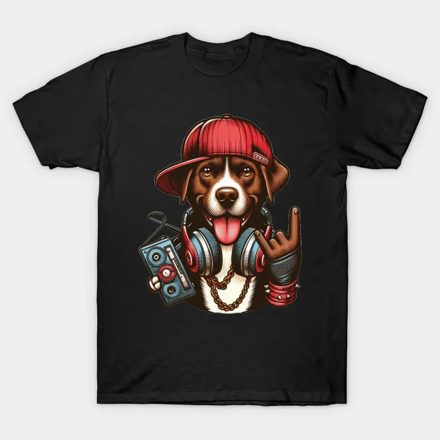 Hip hop Dog T-Shirt image 0