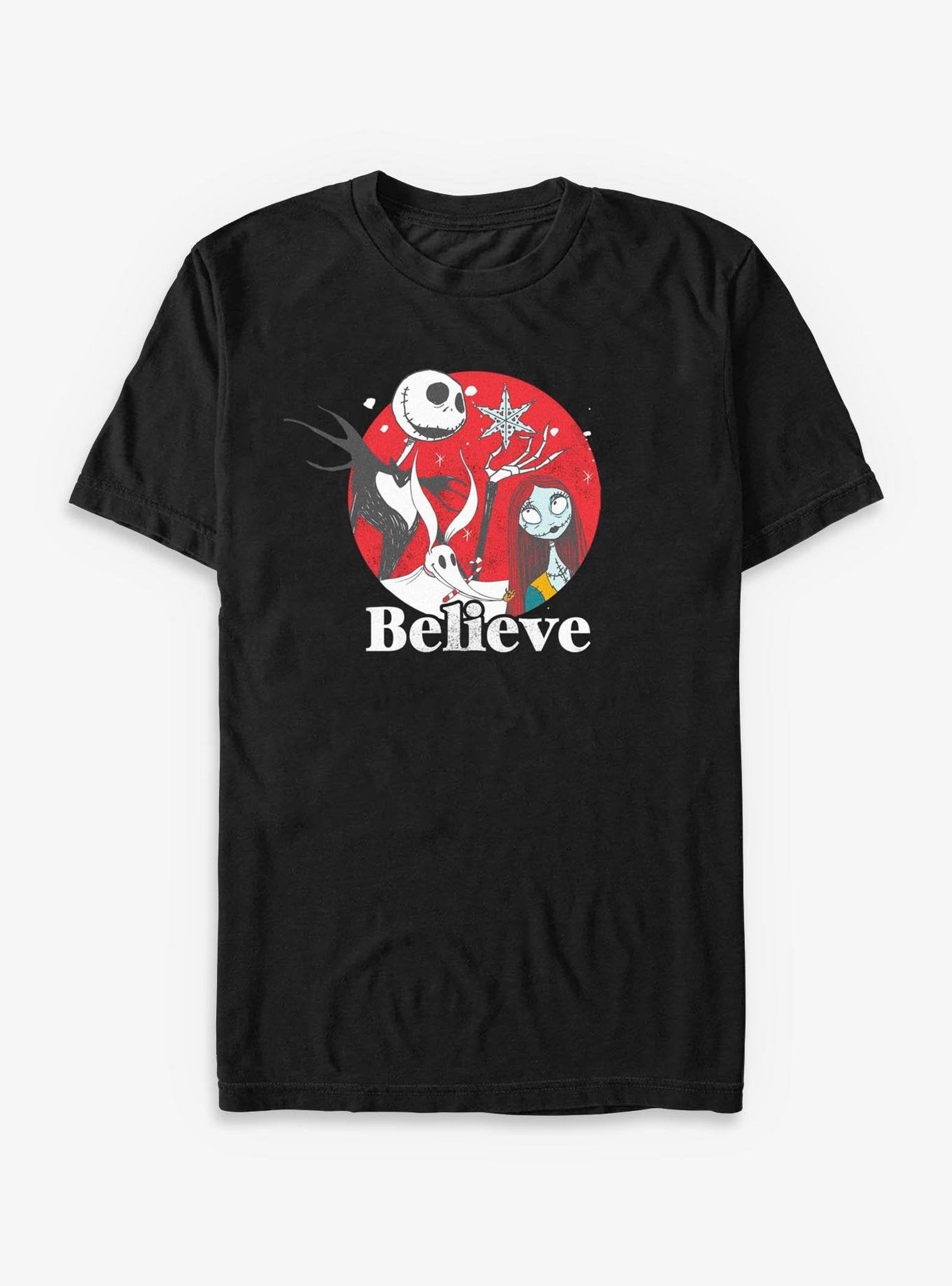 Disney The Nightmare Before Christmas Jack & Sally Believe - Black image 0