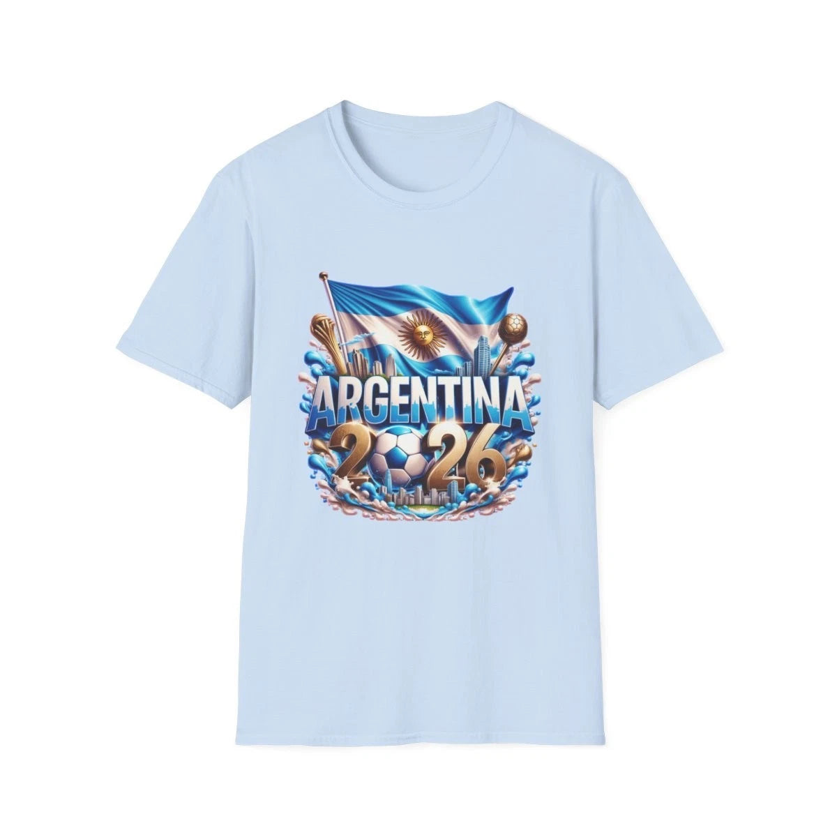 2026 World Cup Soccer T-Shirt - Argentina Style 2 image 0