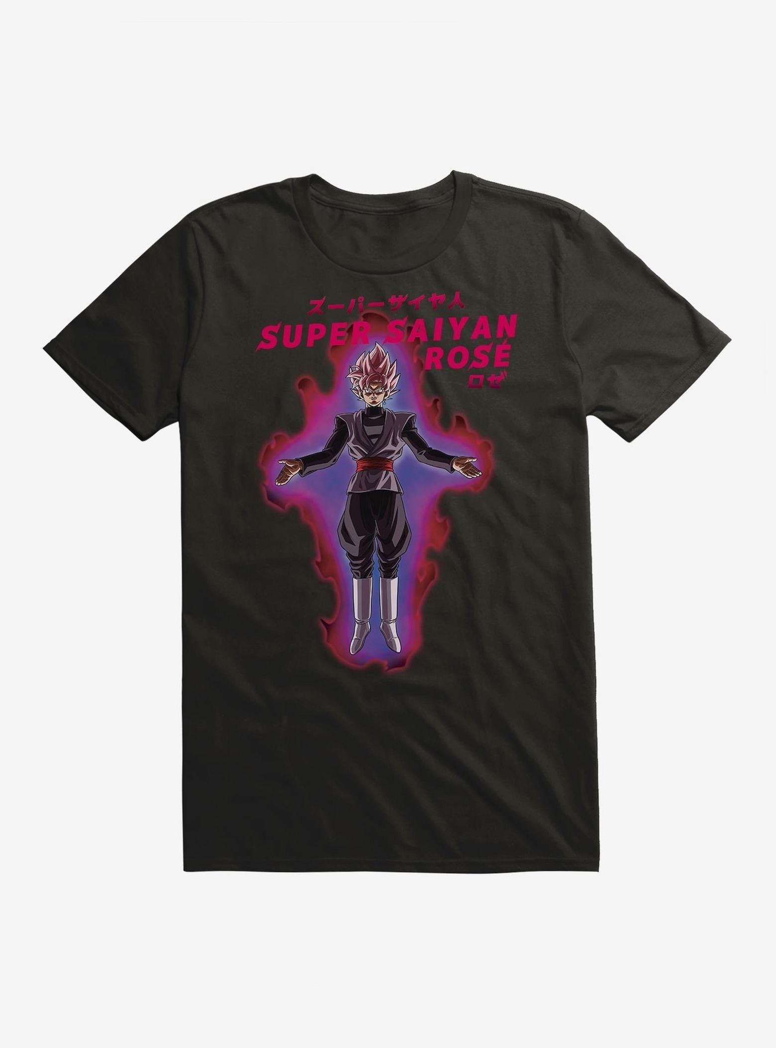 Dragon Ball Super Super Saiyan Ros? Flame Aura Extra Soft T-Shirt image 0