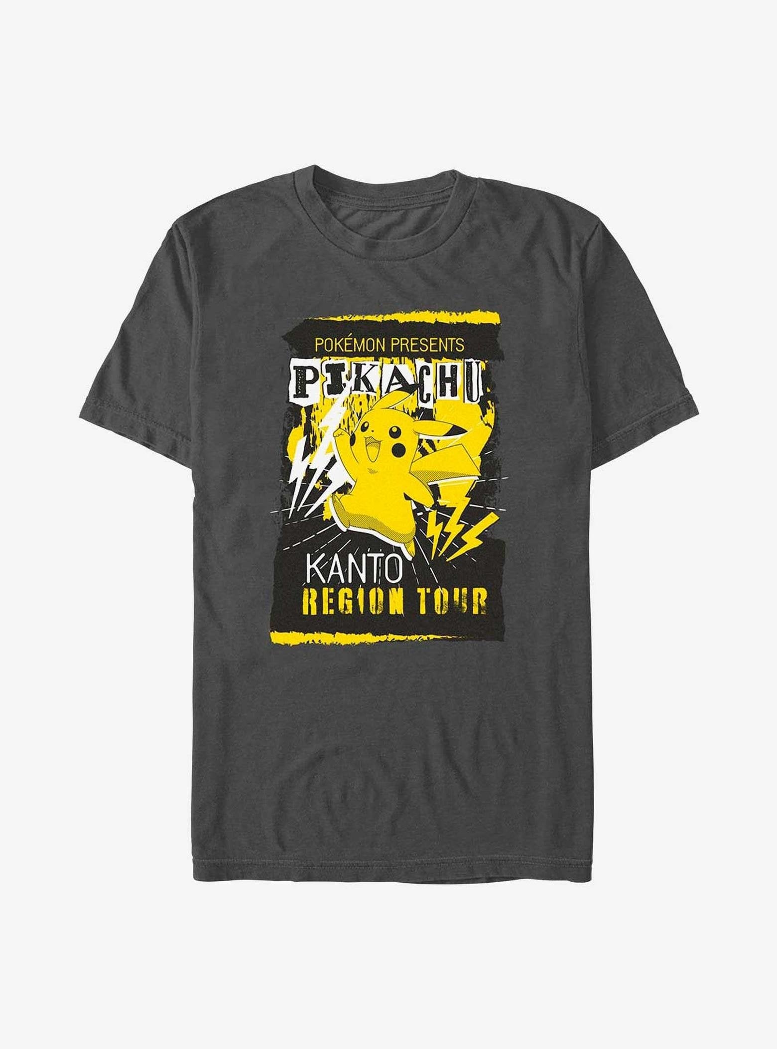 Pokemon Pikachu Kanto Region Tour T-Shirt image 0
