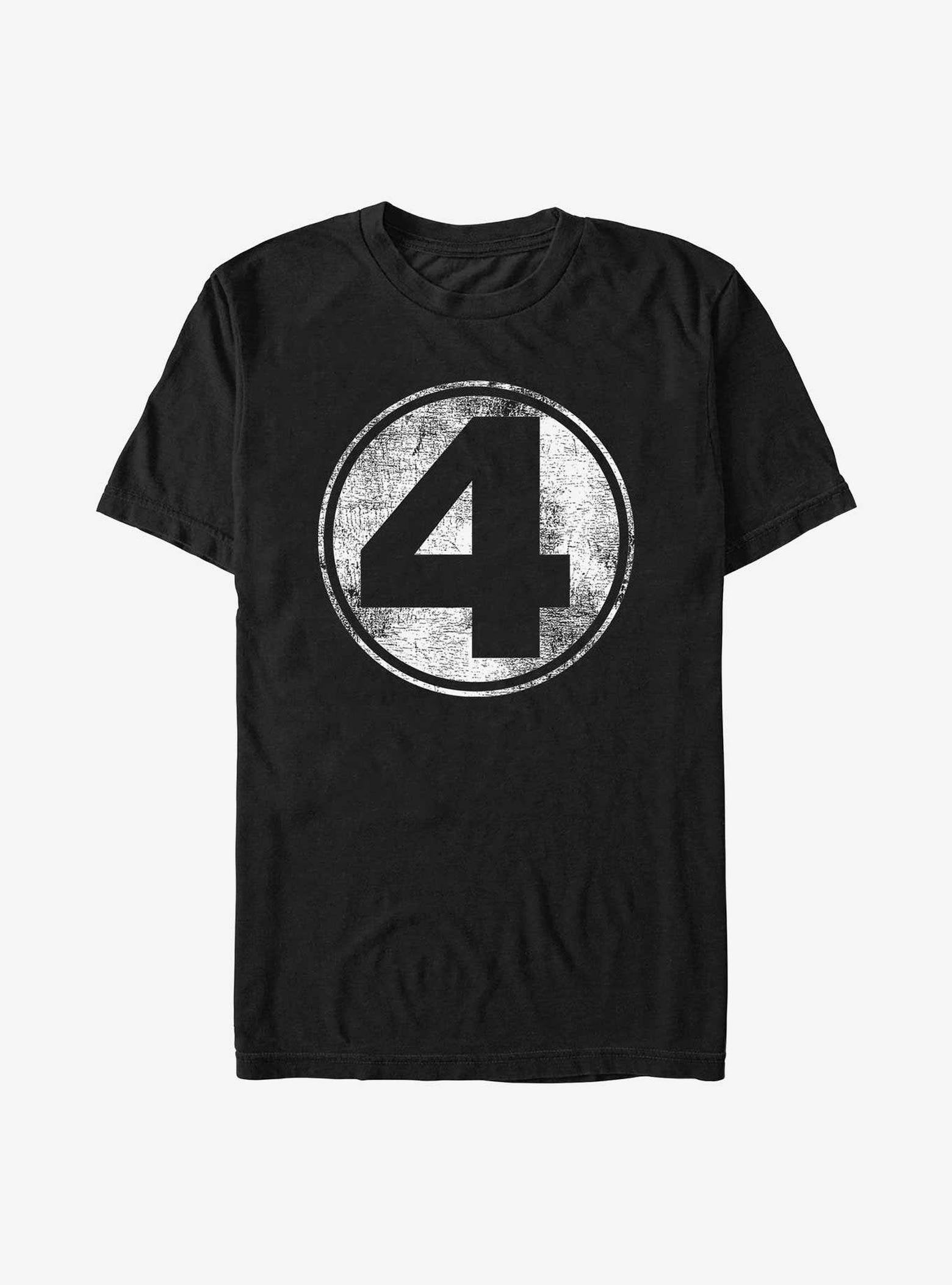 Marvel Fantastic Four Distressed Logo T-Shirt image 0