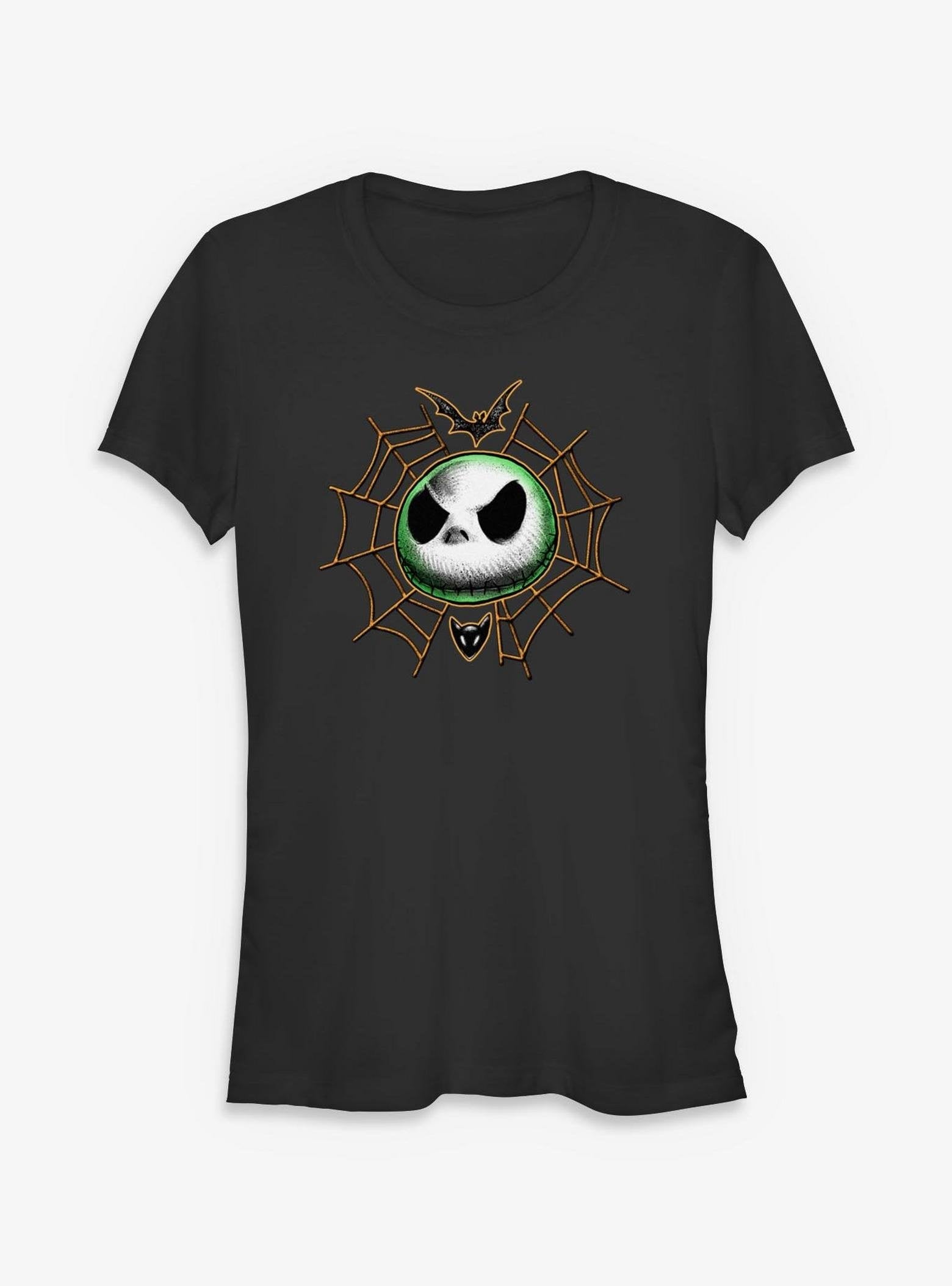 Disney The Nightmare Before Christmas Jack Spider Web - Black image 0
